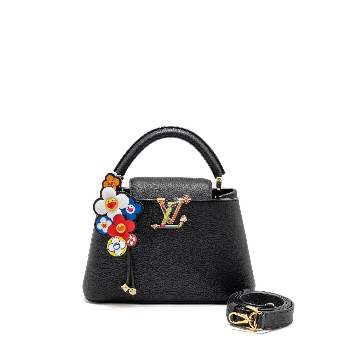 Louis Vuitton Murakami Limited Edition Capucines Taurillon Leather Black