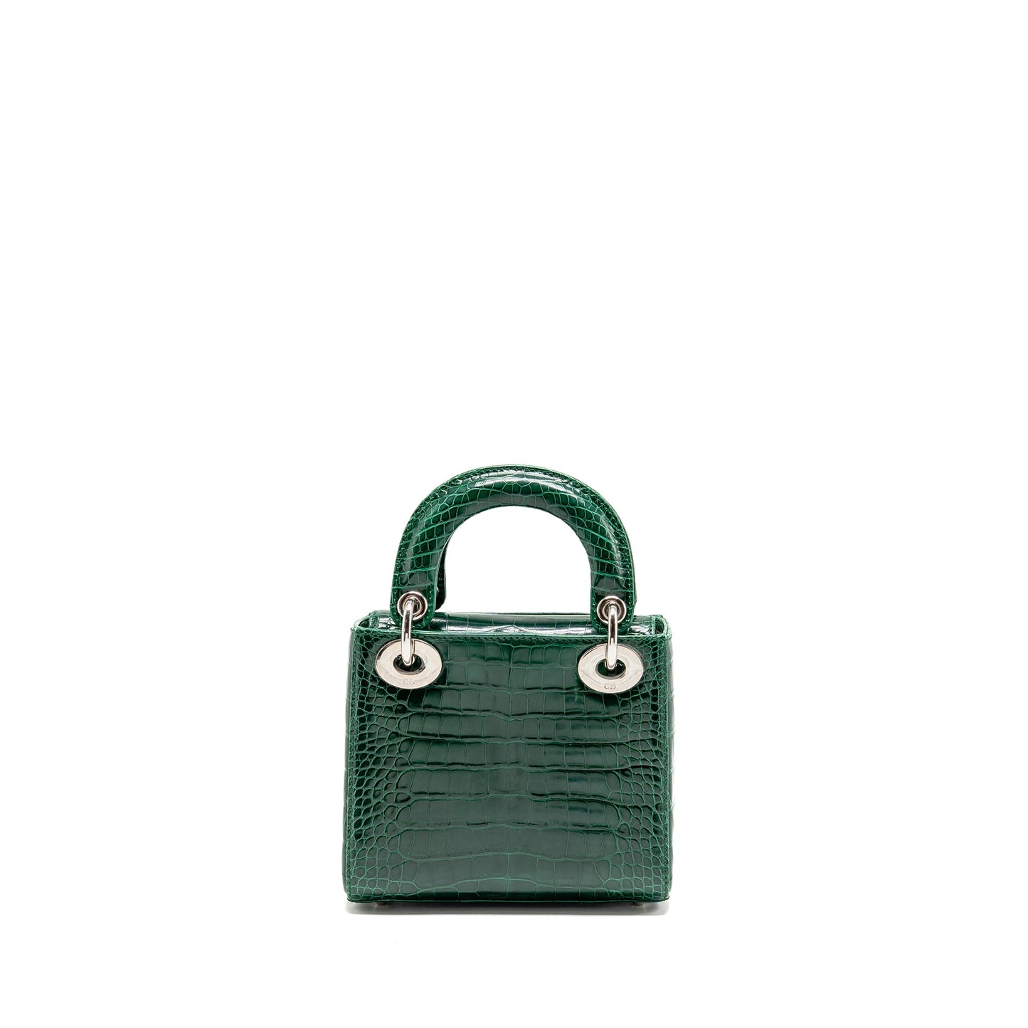 Dior Mini Lady Dior Crocodile Green