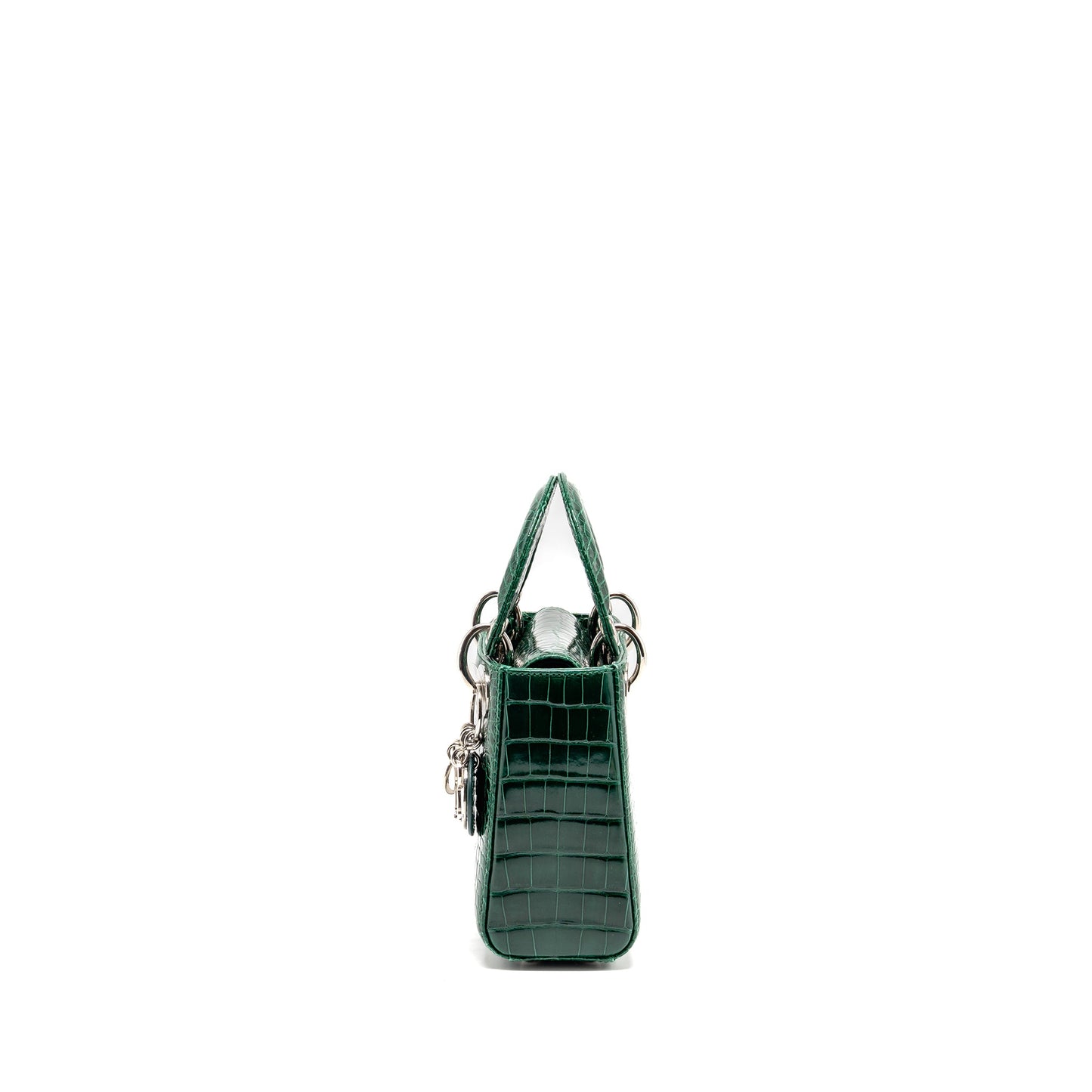 Dior Mini Lady Dior Crocodile Green