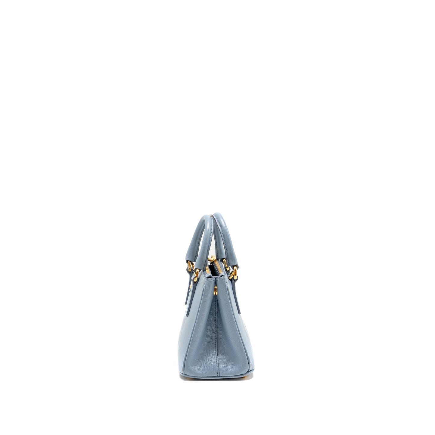 Parada Galleria Saffiano Mini Tote Purse leather light blue