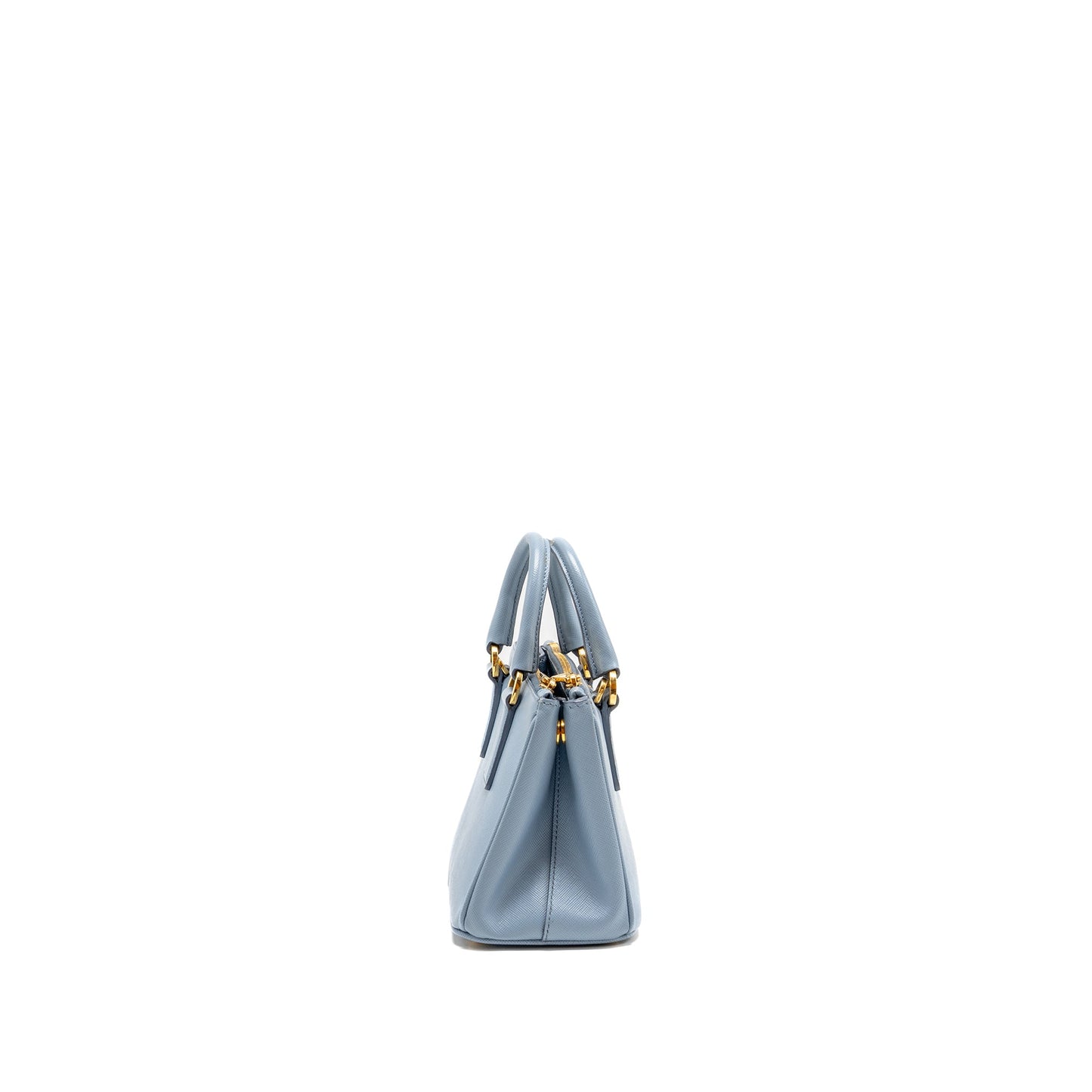 Parada Galleria Saffiano Mini Tote Purse leather light blue