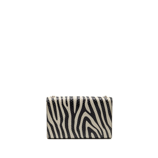 Saint Laurent/ Medium Kate Mini Purse with Tassel Embossed Leather Black/White