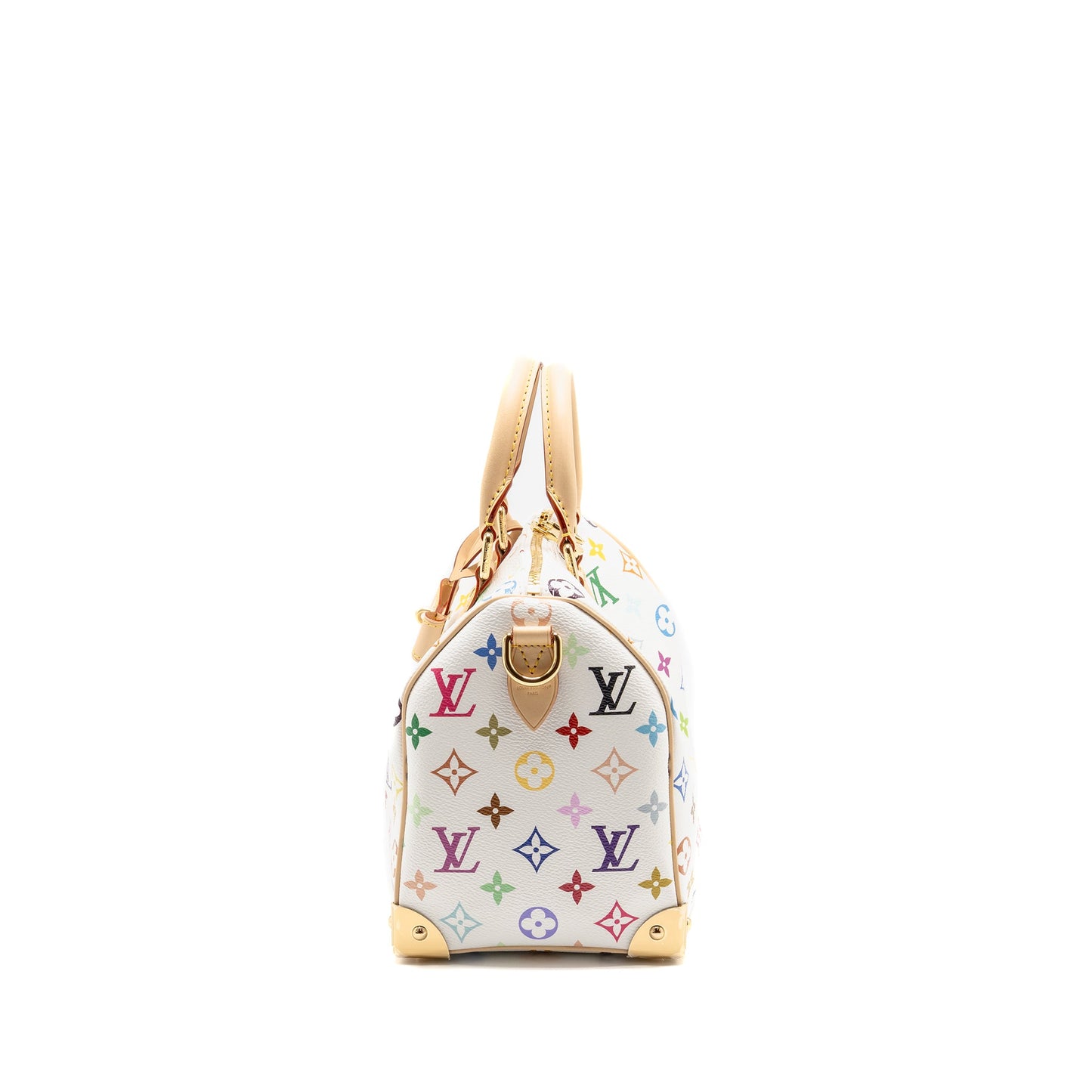 Louis Vuitton x Speedy BandouliÃ¨re 25 Monogram Canvas White/ Multicolour