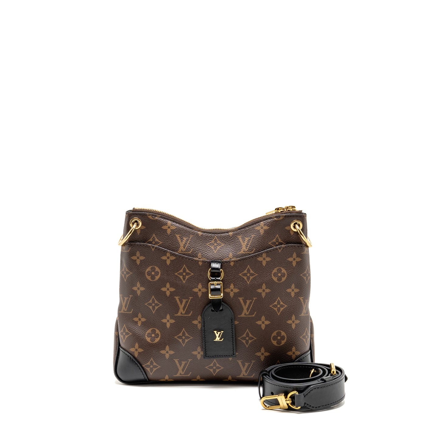 Louis Vuitton Odeon Purse Monogram Canvas Black