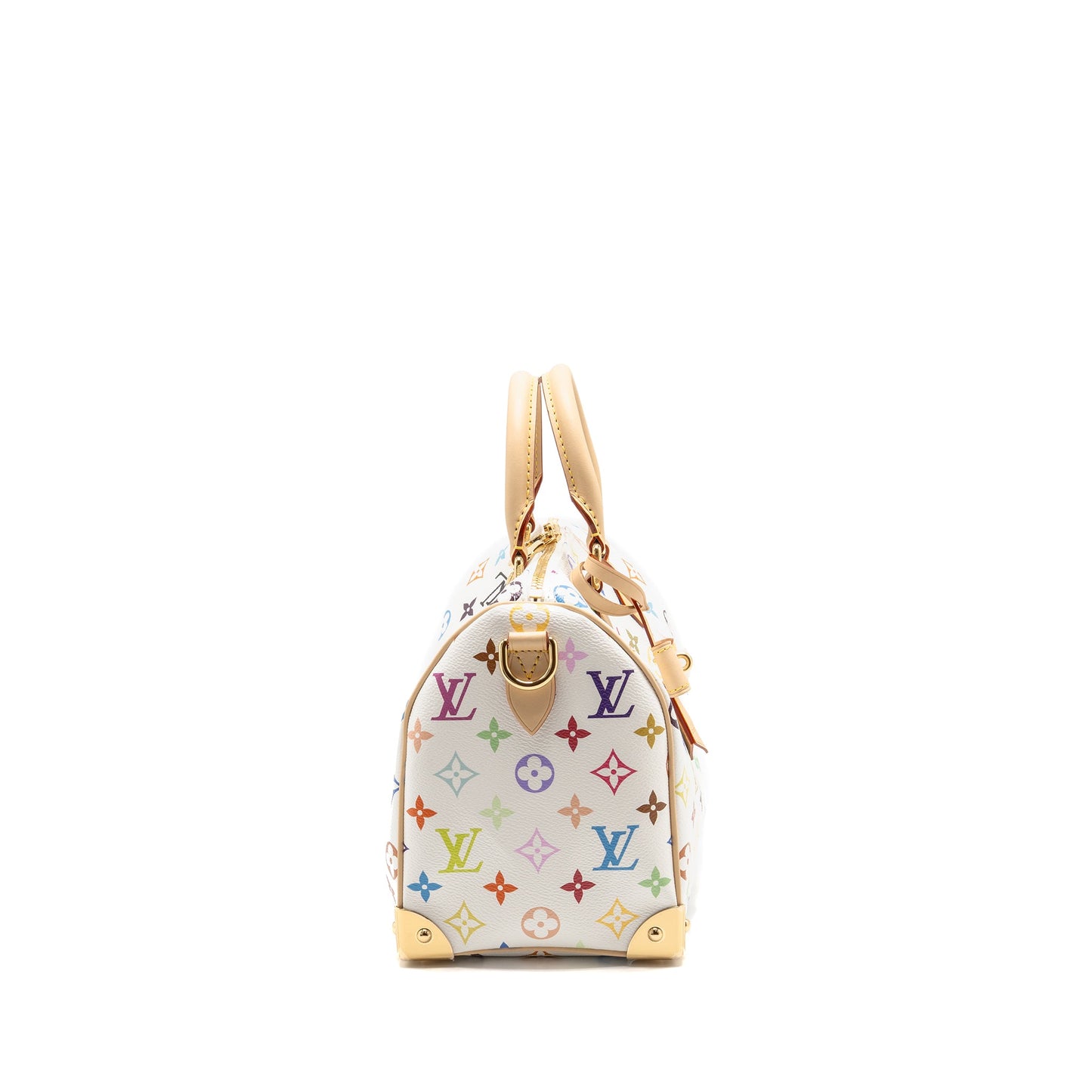 Louis Vuitton x Speedy BandouliÃ¨re 25 Monogram Canvas White/ Multicolour