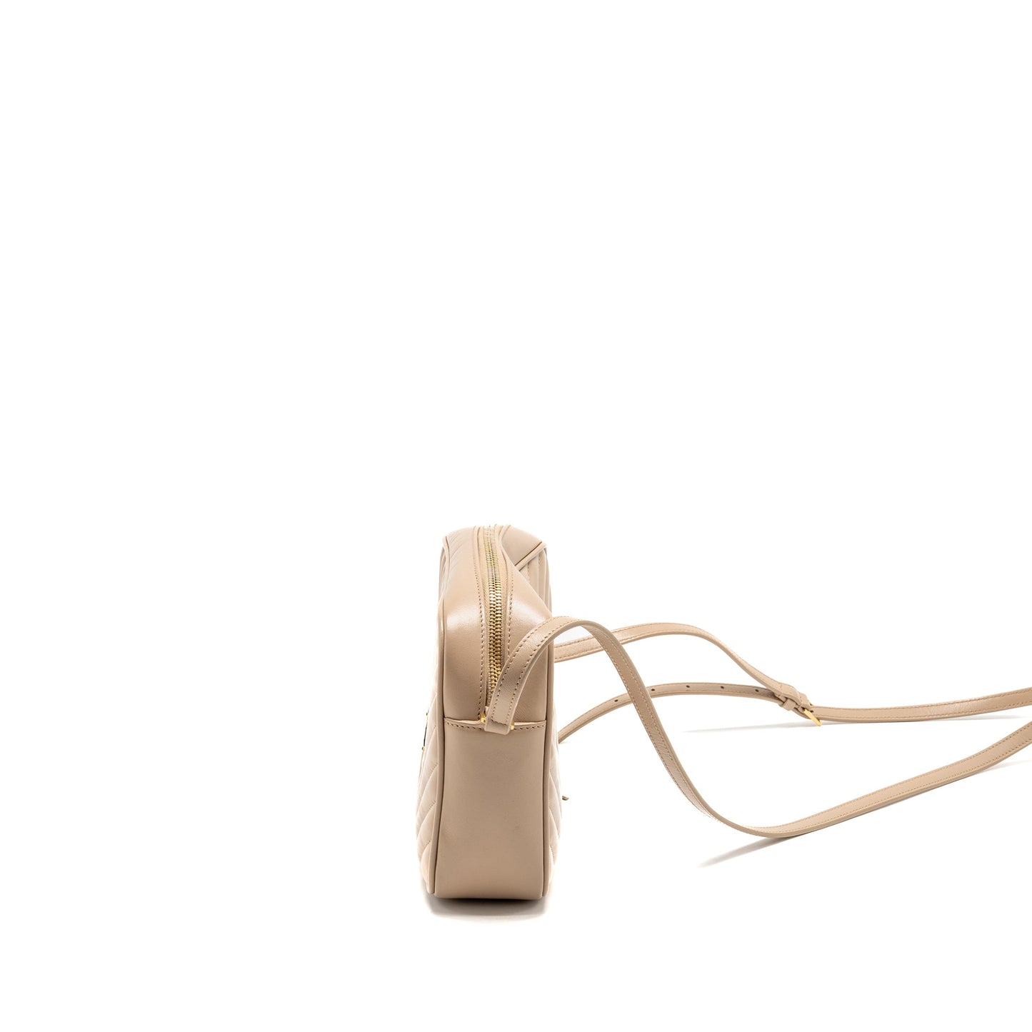 Saint Laurent/ Lou Camera Purse Calfskin Beige