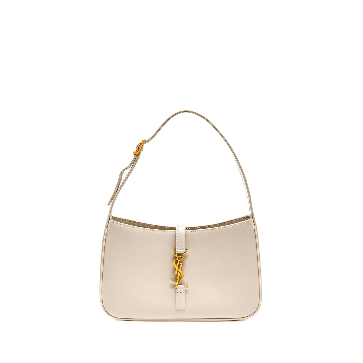 Saint laurent Le 5 A 7 hobo calfskin blanc vintage