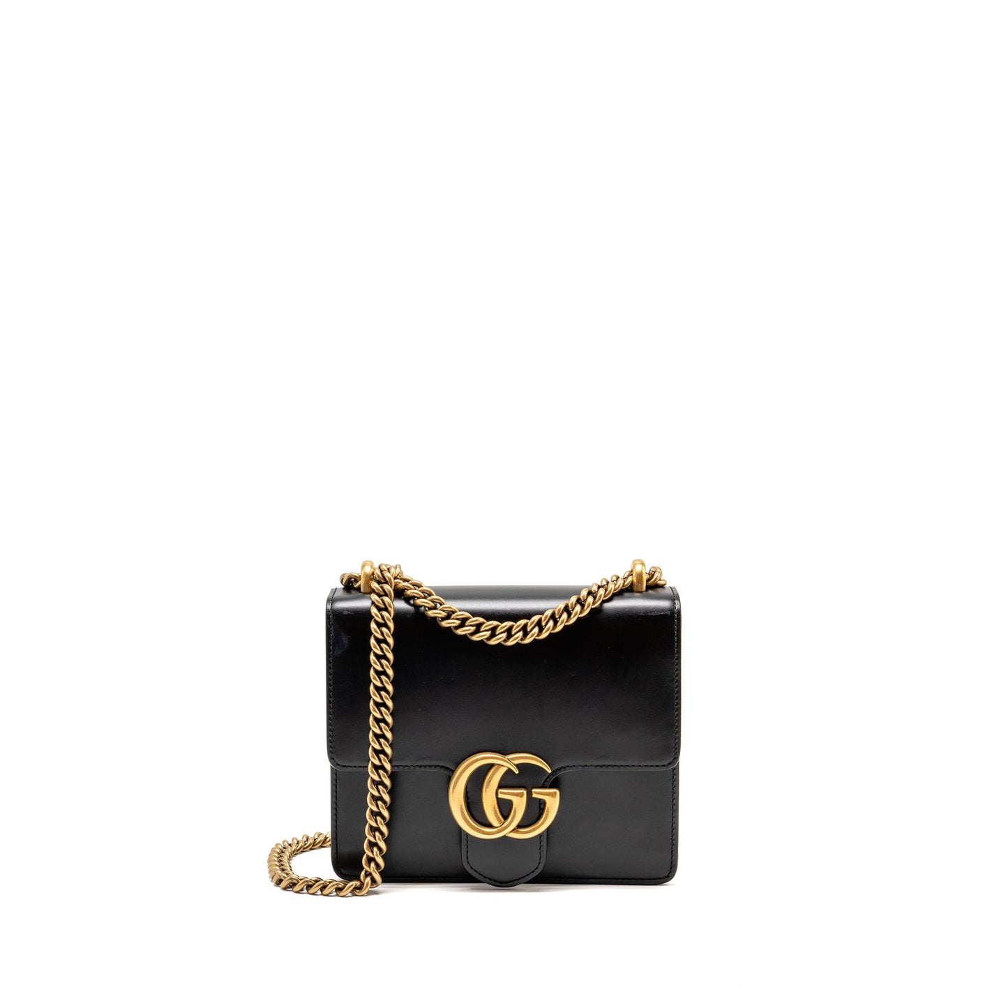 Gucci gg marmont square purse Purse calfskin black