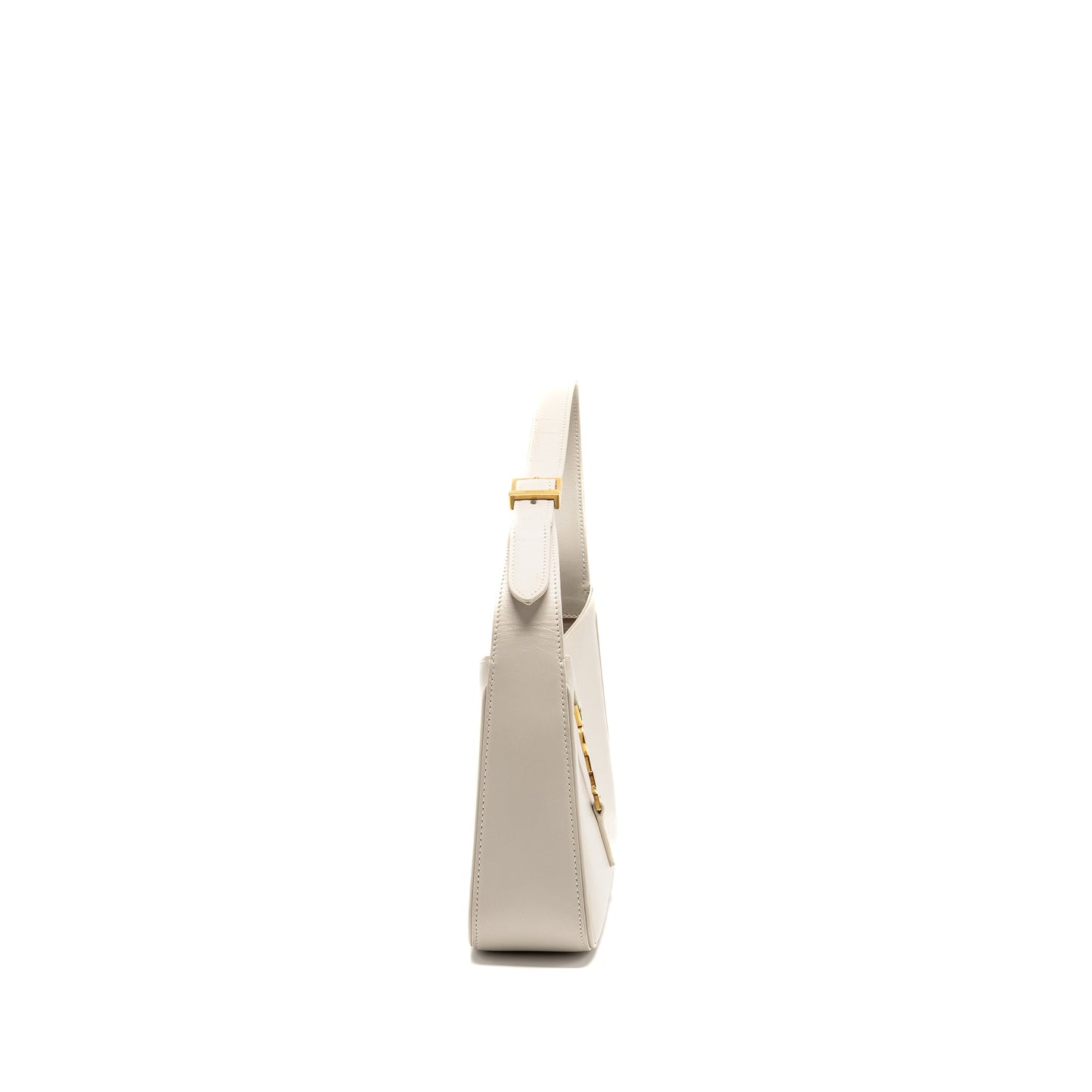 Saint laurent Le 5 A 7 hobo calfskin blanc vintage