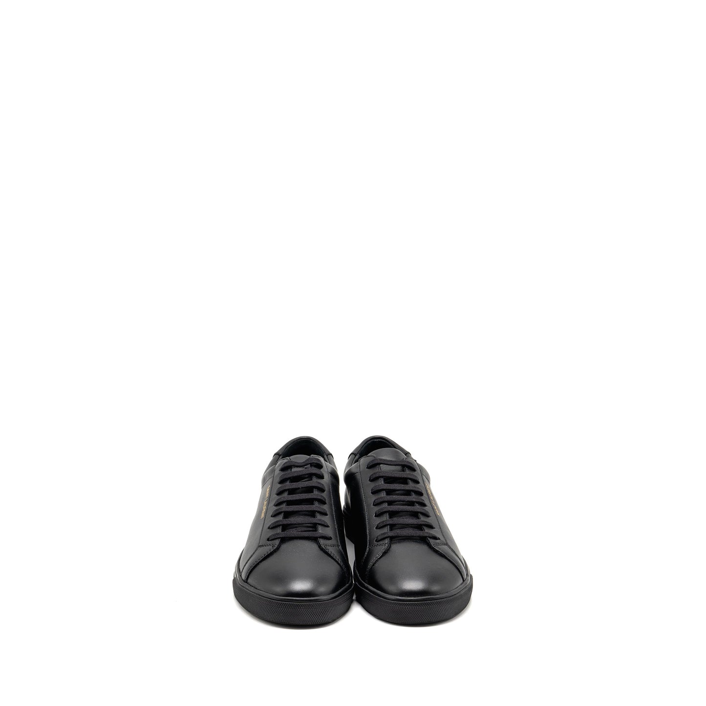 Saint Laurent/ Size 43 Andy Low Top Sneakers Leather Black/Gold