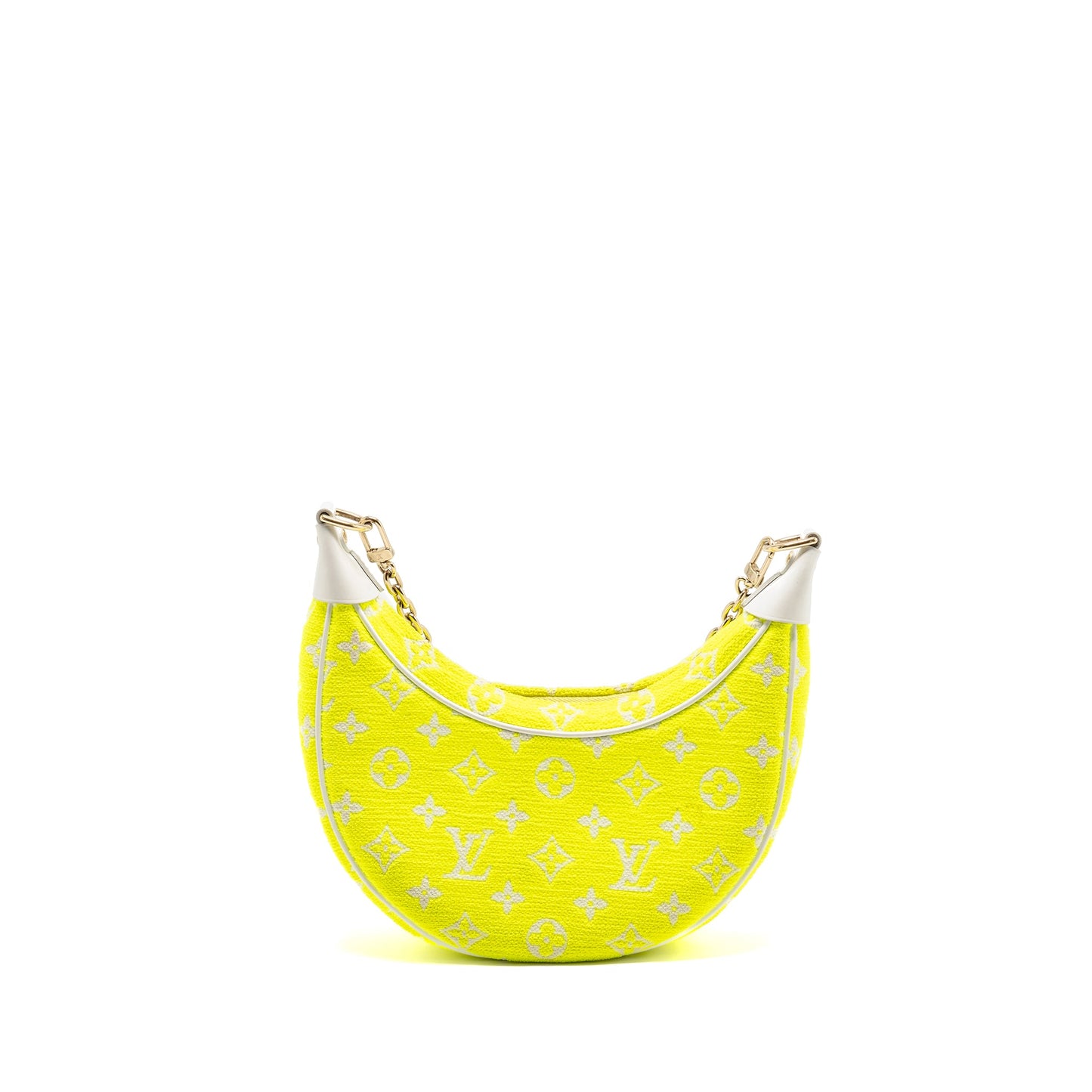 Louis Vuitton Loop Half-Moon Baguette Jacquard Monogram Yellow/White