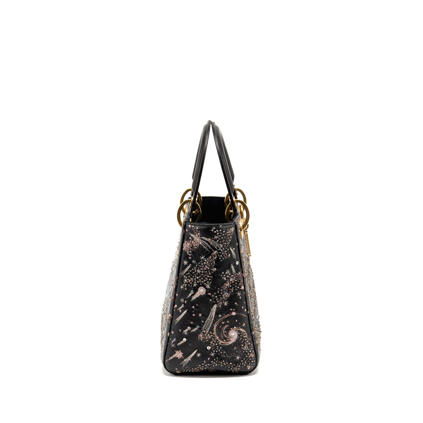 Dior Medium Lady Dior I Feel Blue Limited Edition Embellished Lambskin Multicolour