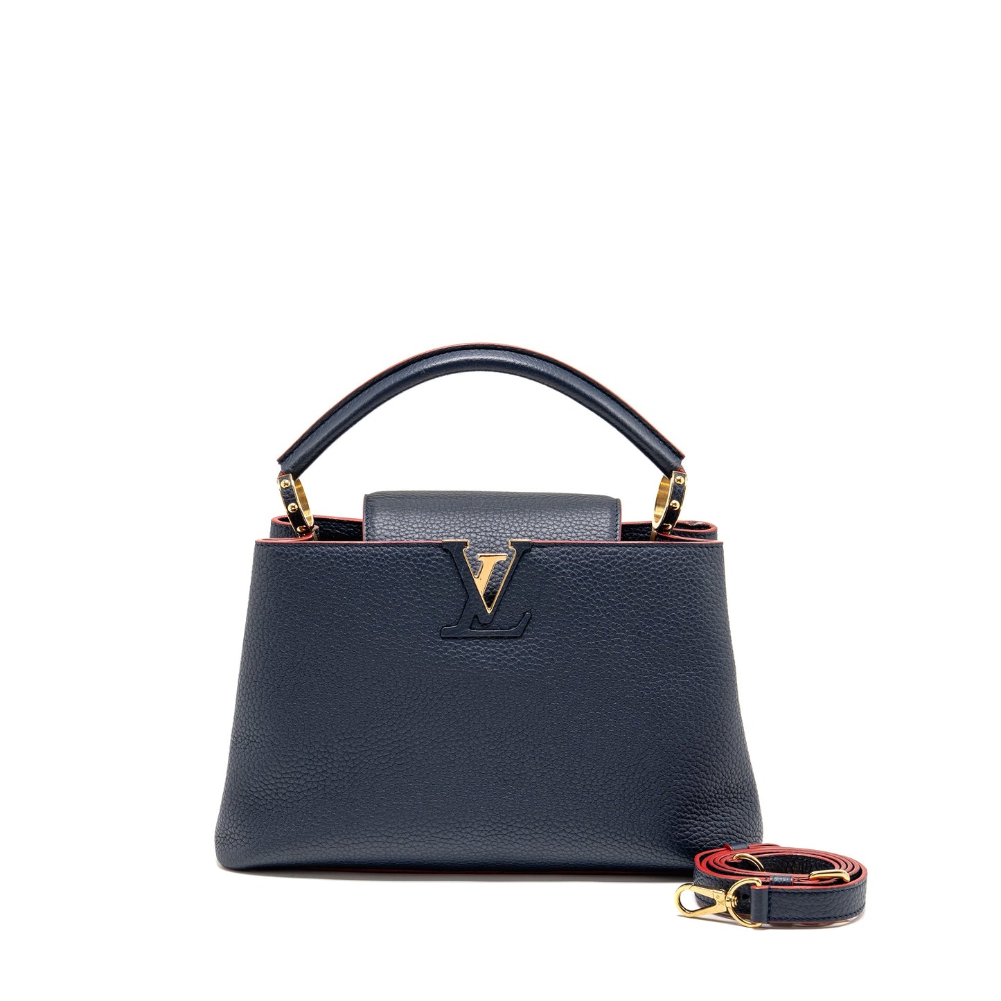 Louis Vuitton Capucines Taurillon Leather Marine Blue
