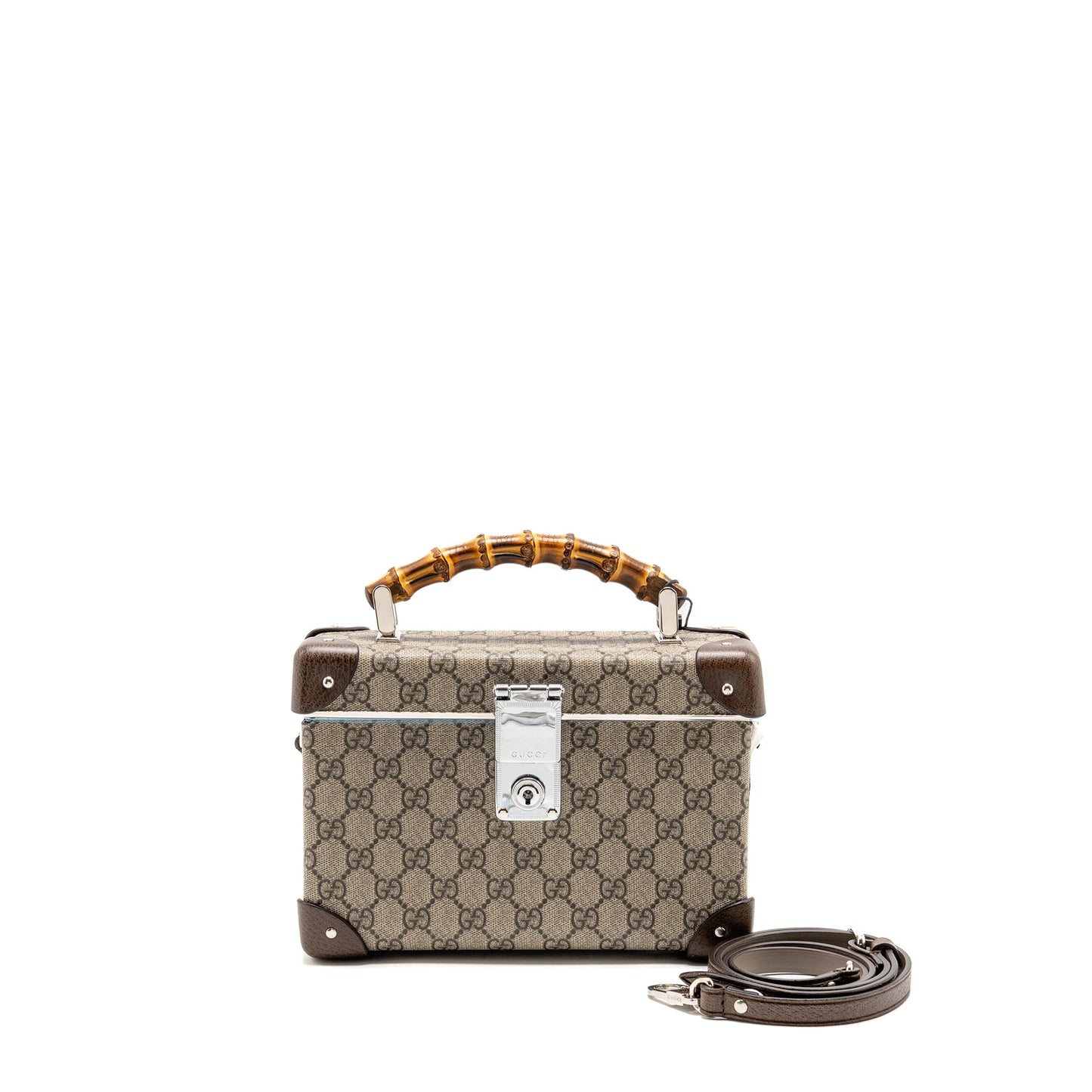 Gucci Globe Trotter beauty case canvas brown