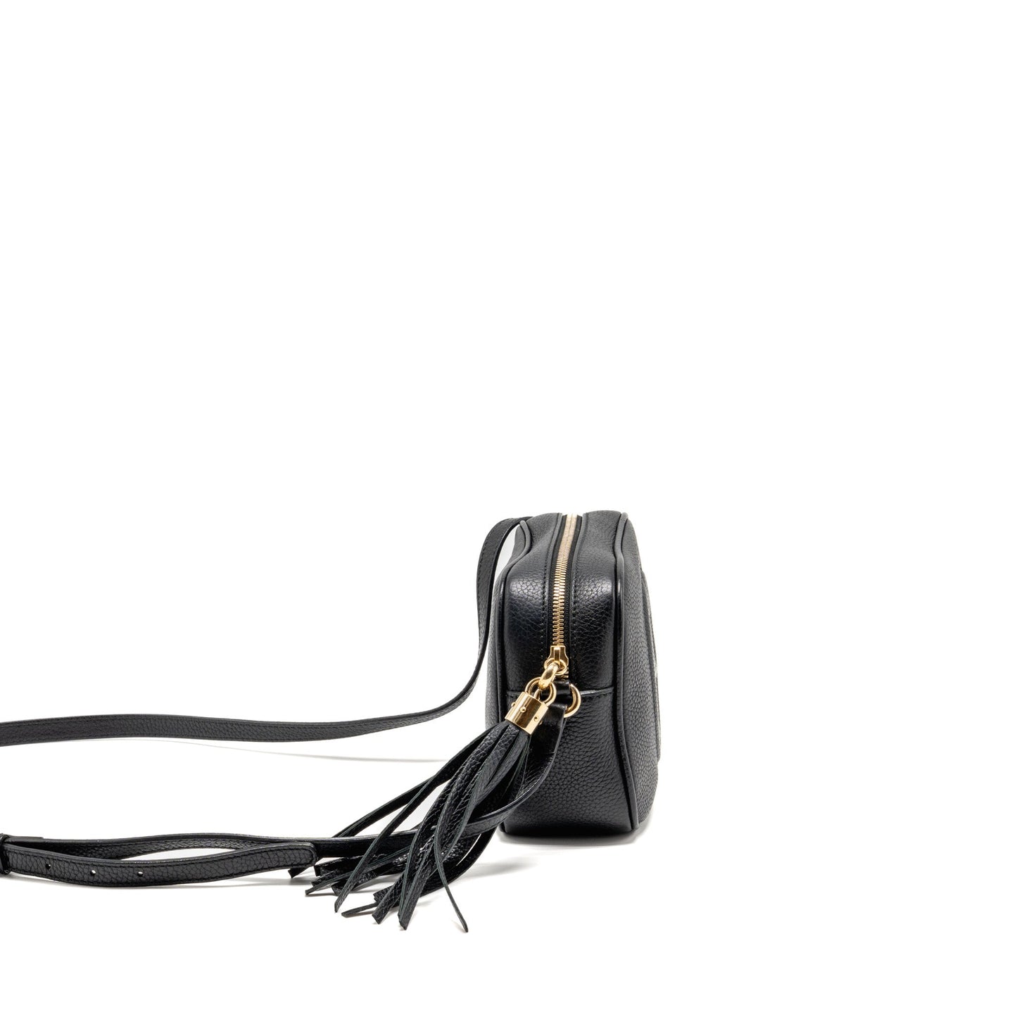 Gucci Soho Disco Camera crossbody Purse calfskin black