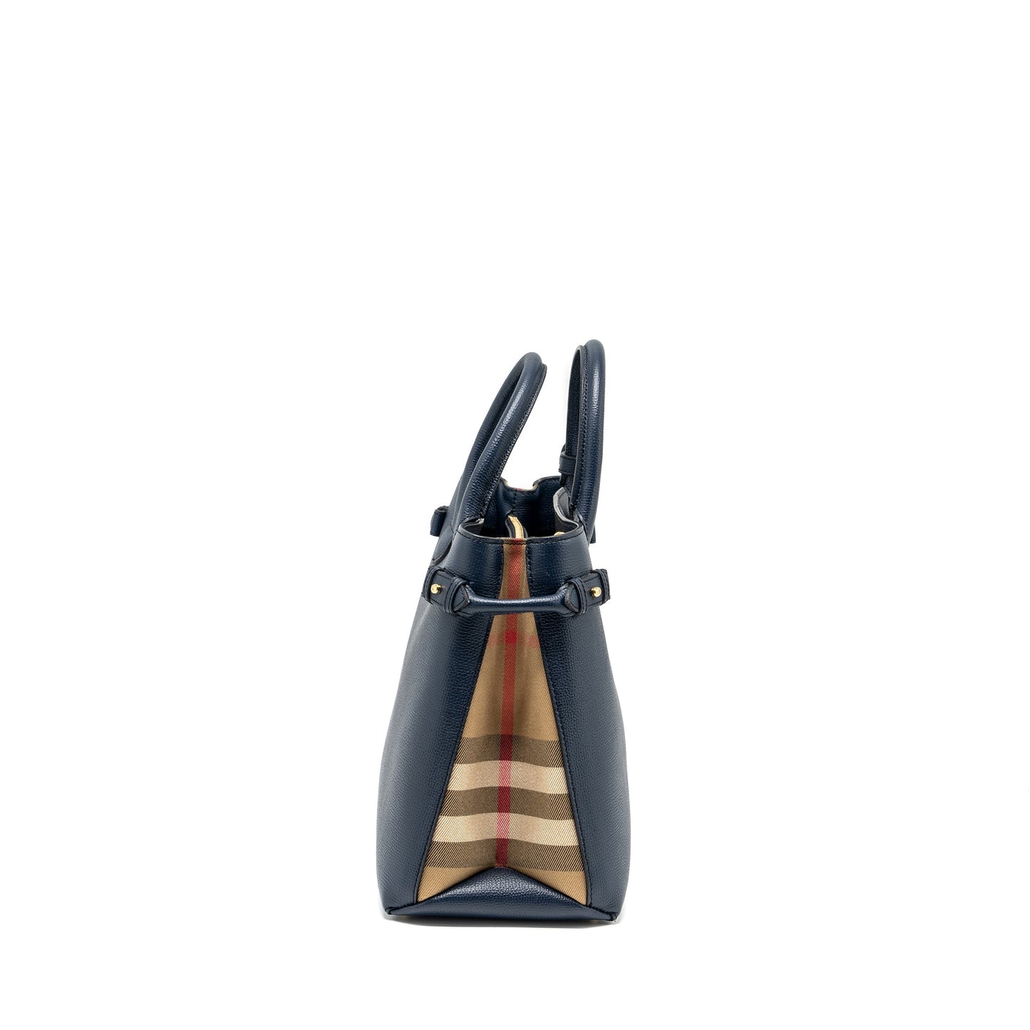 Burberry The Large Banner Purse Calfskin Dark Blue/Multicolour