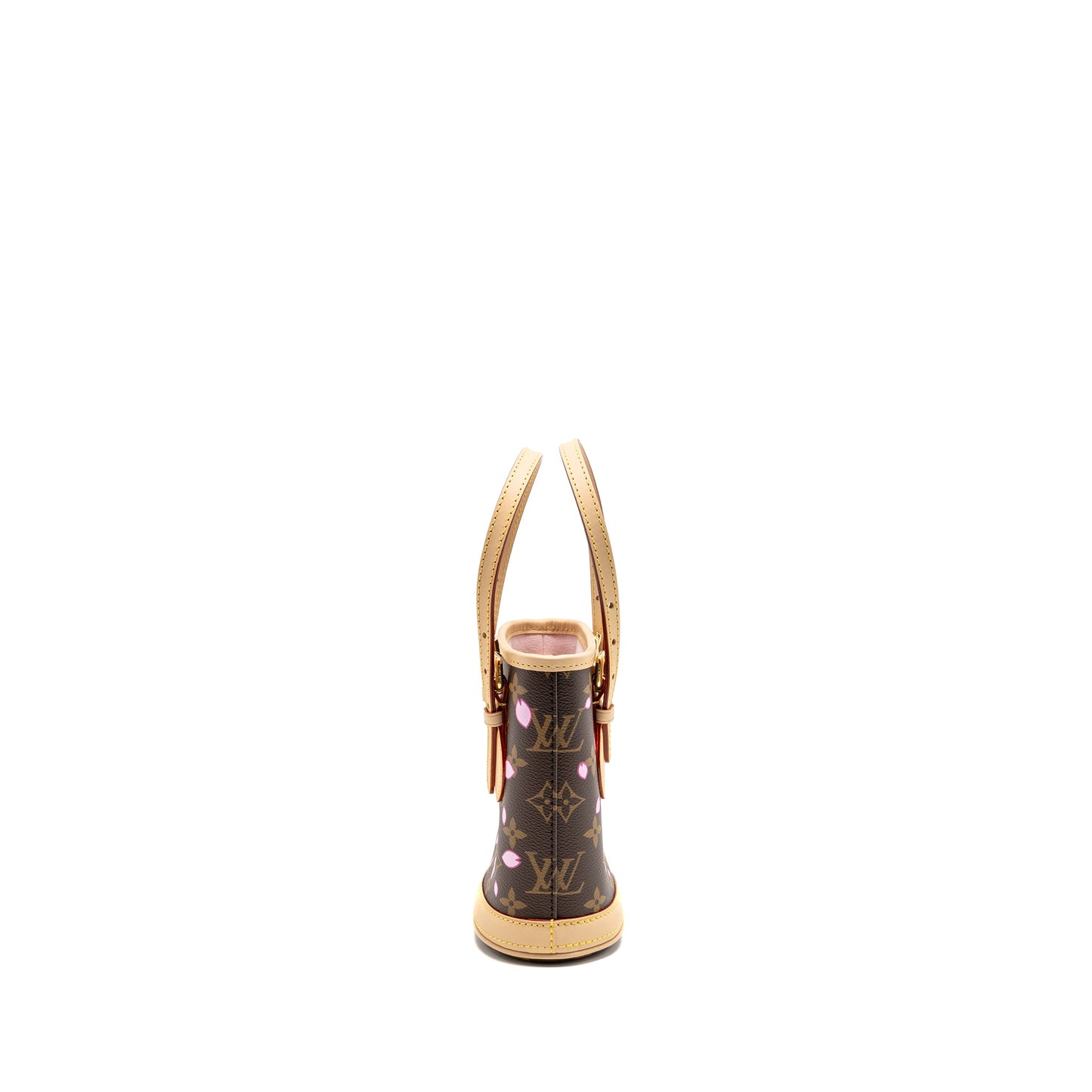 Louis Vuitton Haruki Murakami Nano Bucket Monogram Canvas Sakura Brown