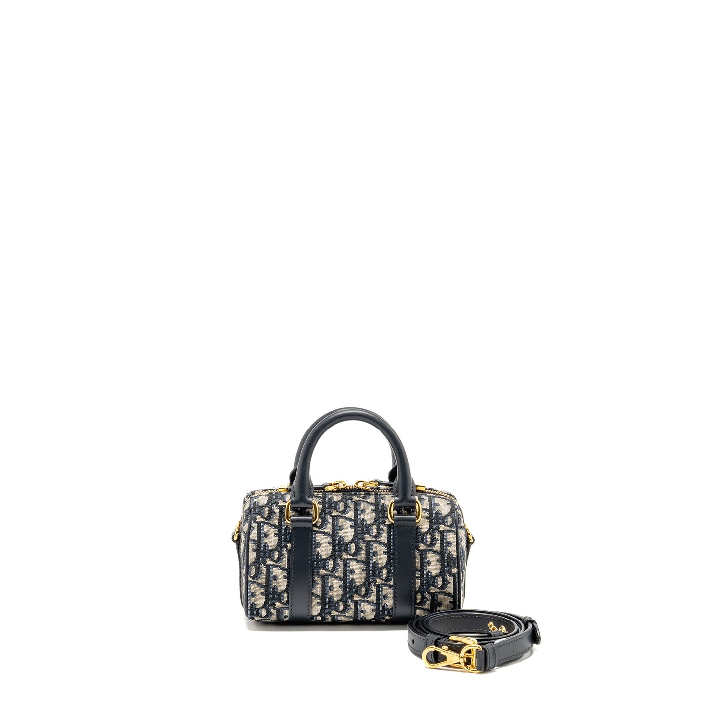Dior Groove 17 Purse Nano Blue Oblique Canvas
