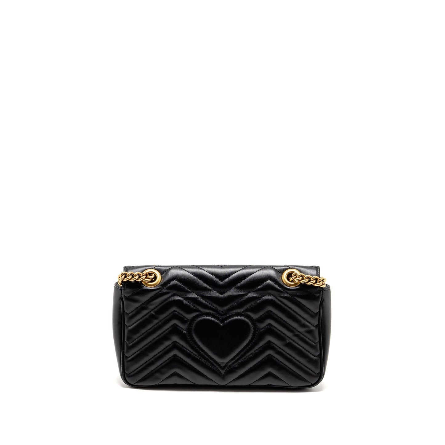 Gucci Medium Marmont Purse Calfskin Black