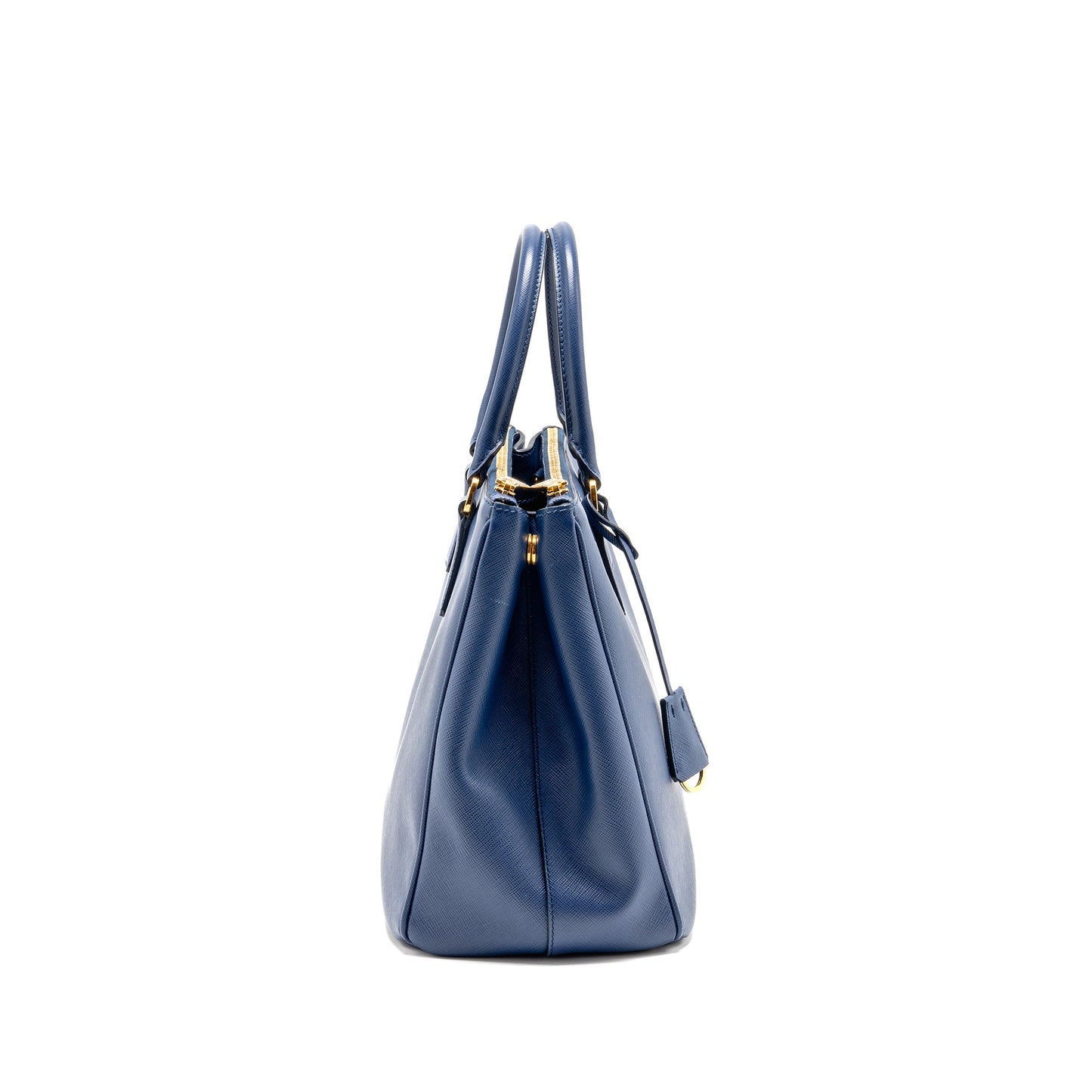 Prada Large Saffiano Tote Purse Galleria Saffiano Leather Bluette