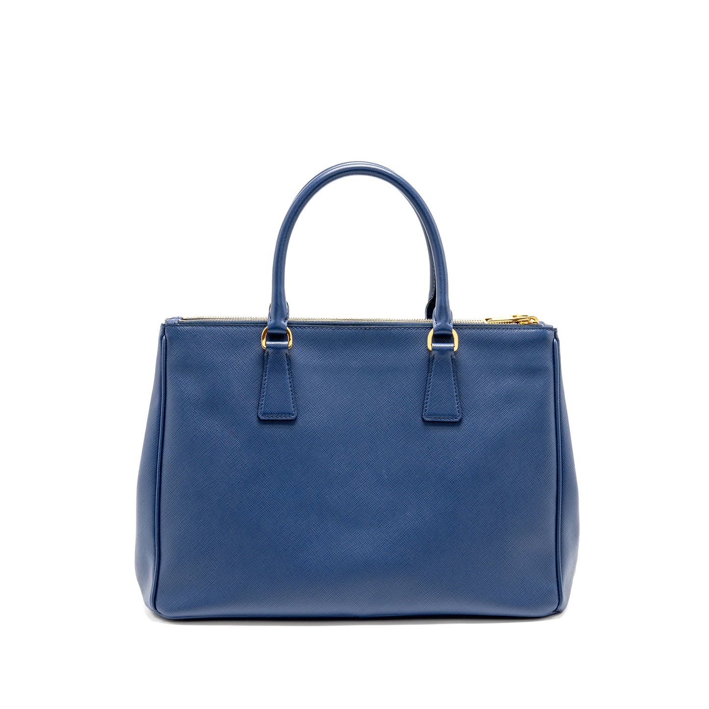 Prada Large Saffiano Tote Purse Galleria Saffiano Leather Bluette
