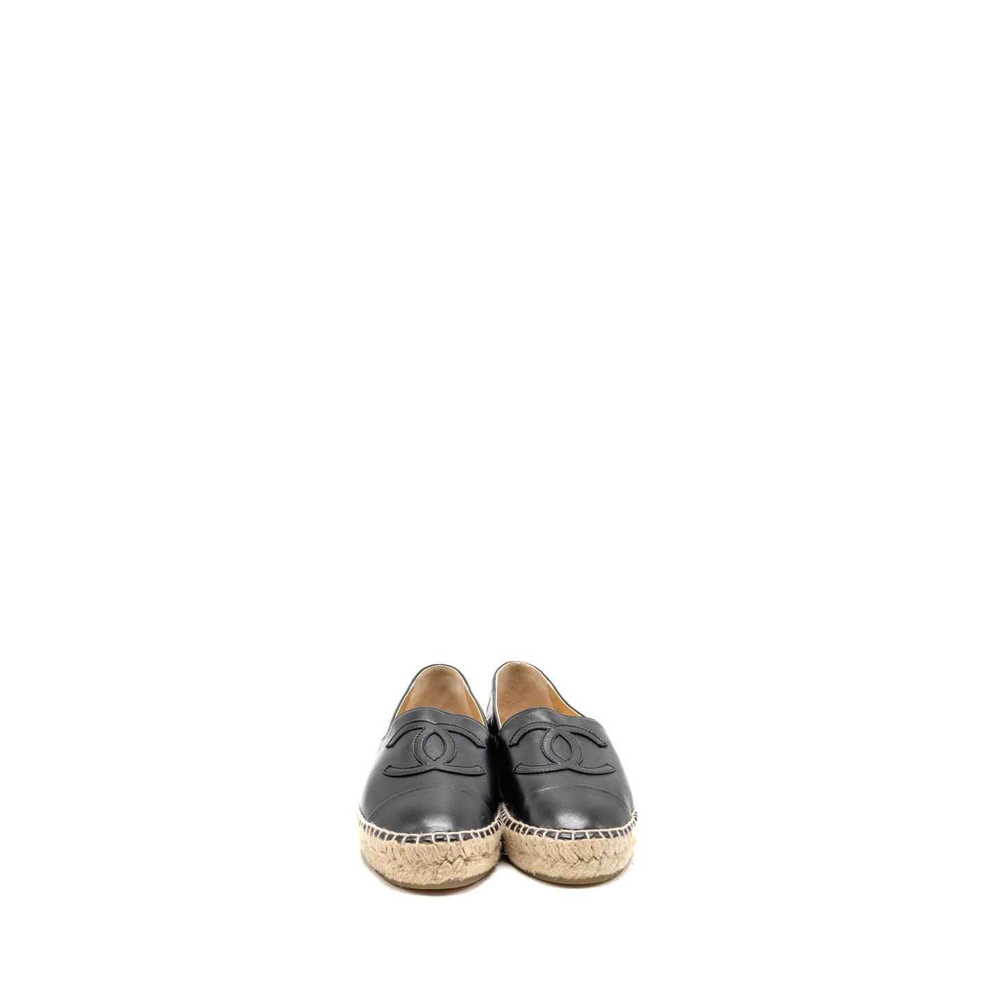 Chanel Size 36 Espadrilles Lambskin Black