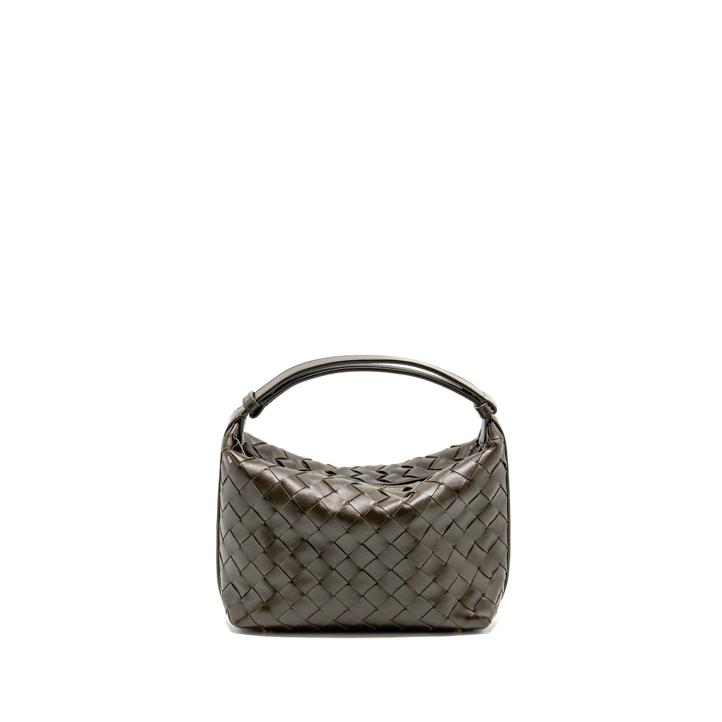 Bottega Veneta Wallace Purse Calfskin Kaki
