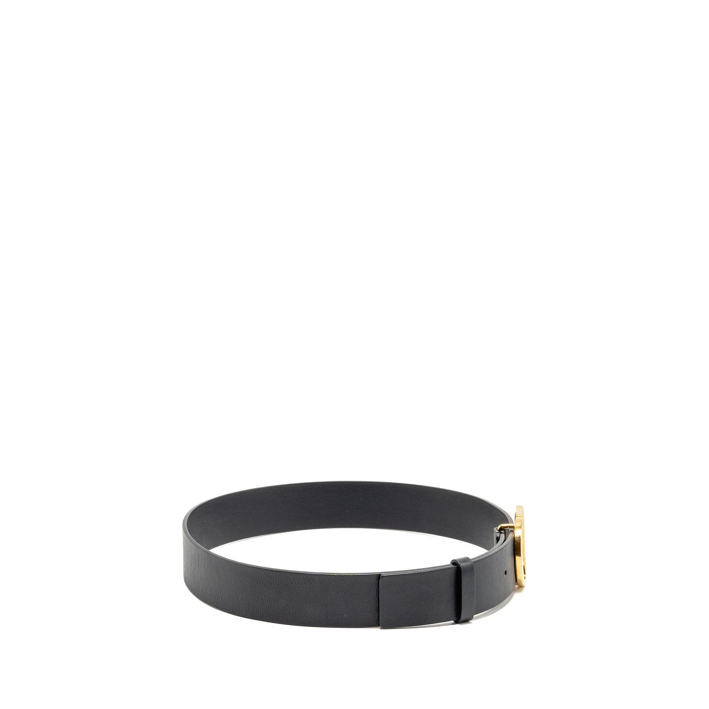 Dior size 75 30 Montaigne belt leather black