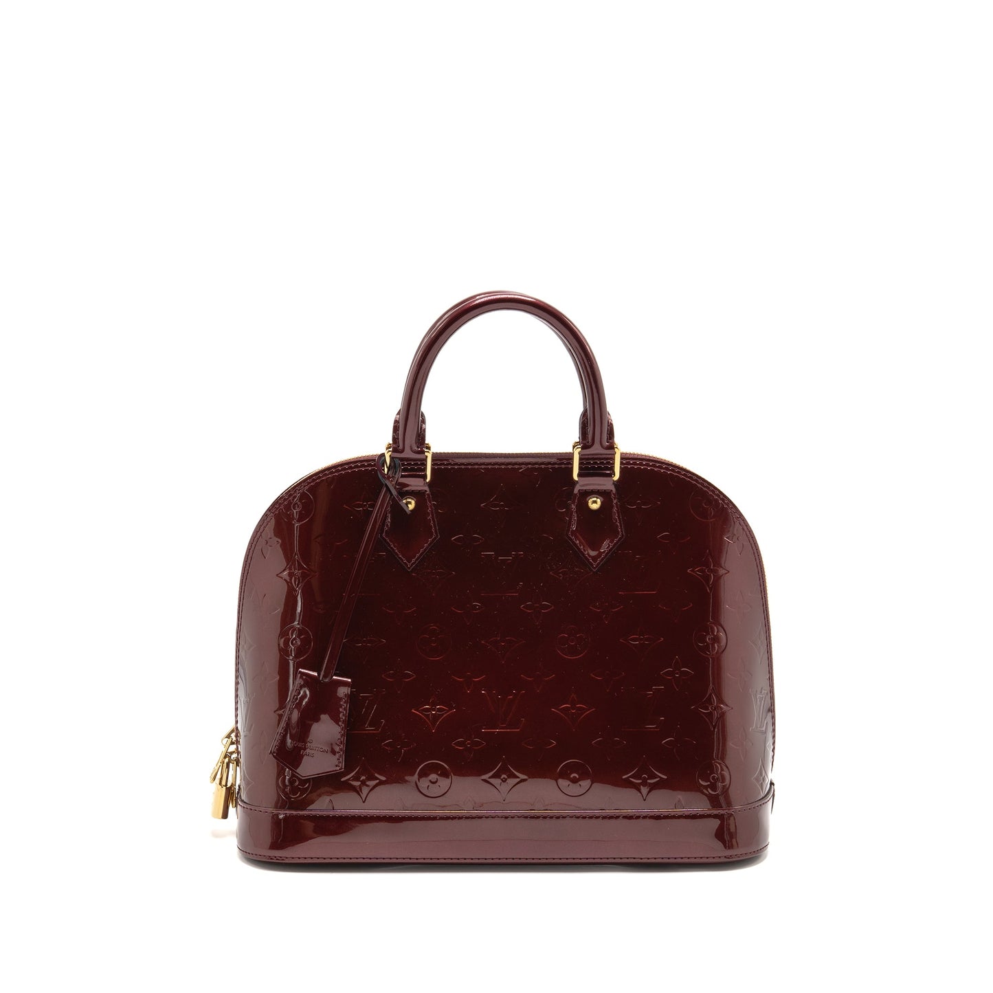 Louis Vuitton Alma Patent Leather Amarante