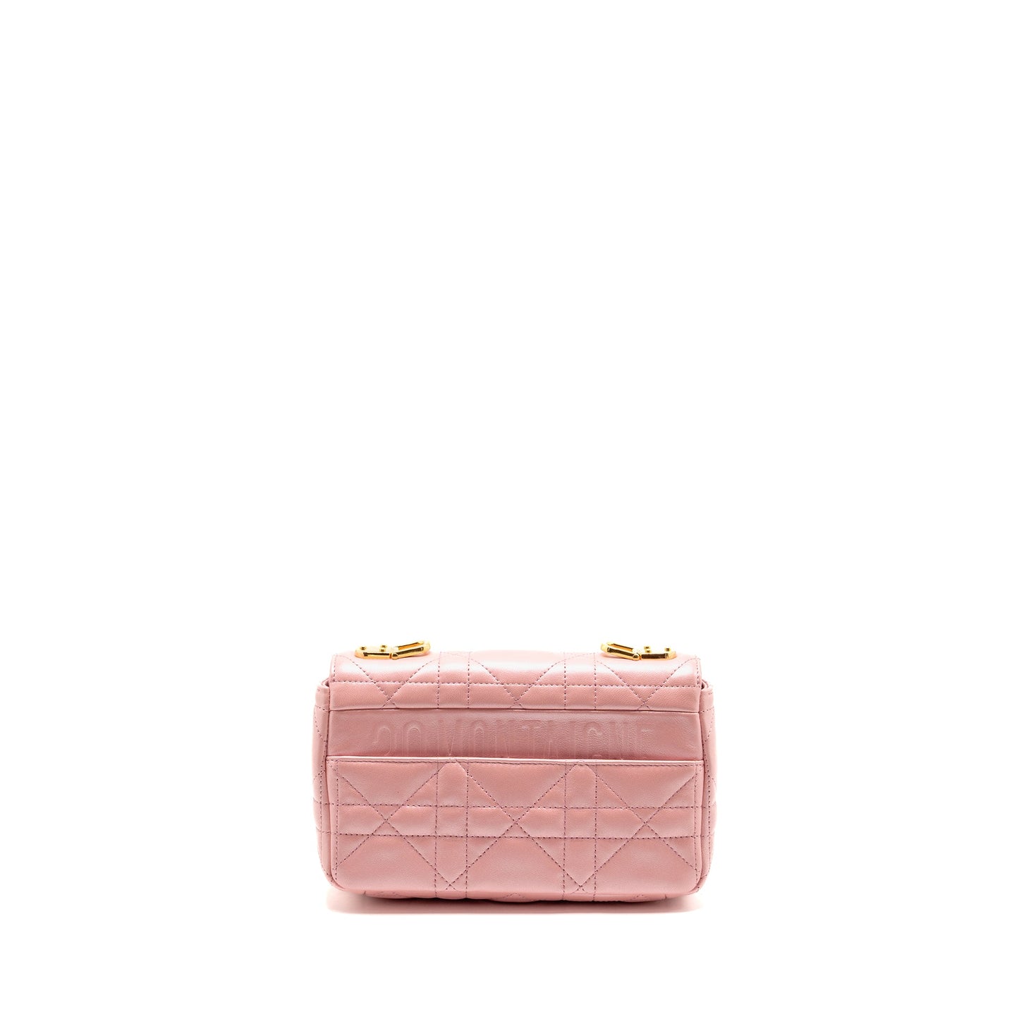 Dior Small Soft Caro Purse Lambskin Melocoton