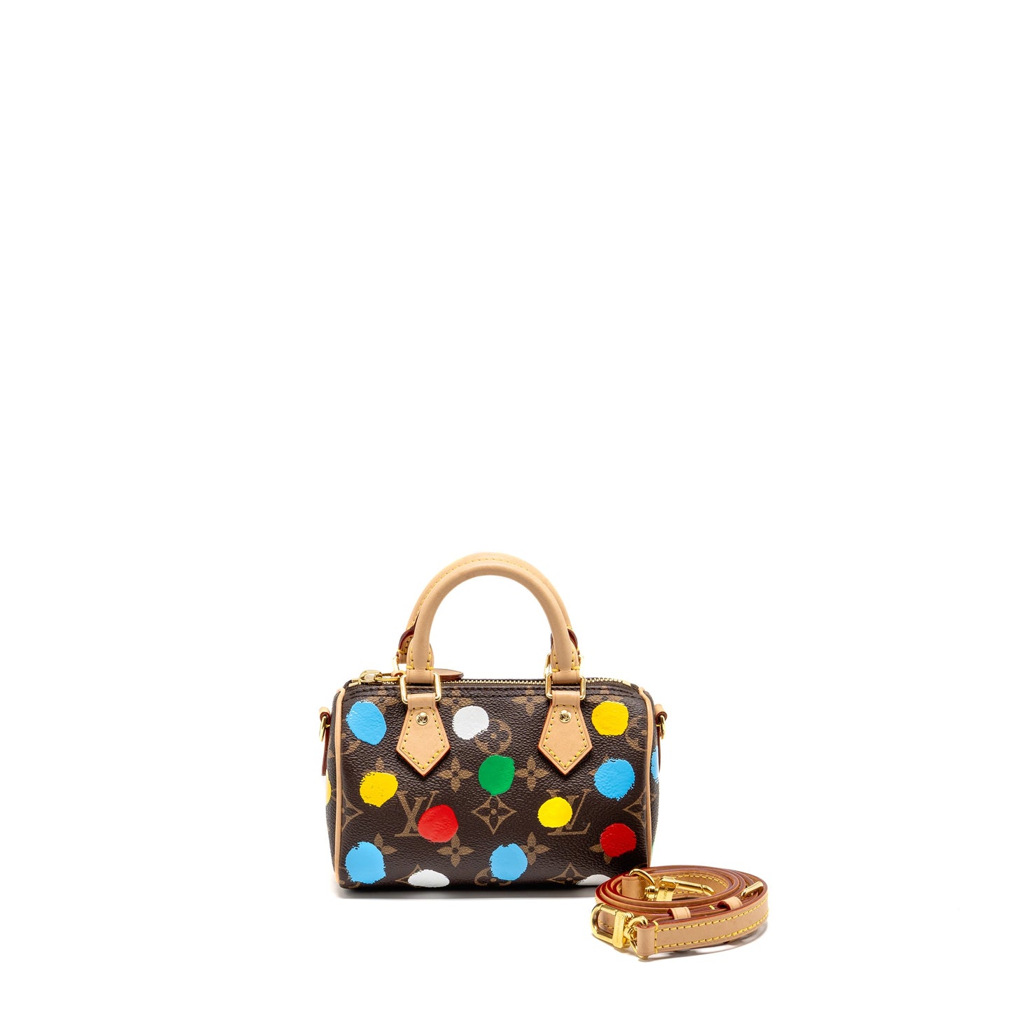 Louis Vuitton x Yayoi Kusama Nano Speedy Monogram Canvas