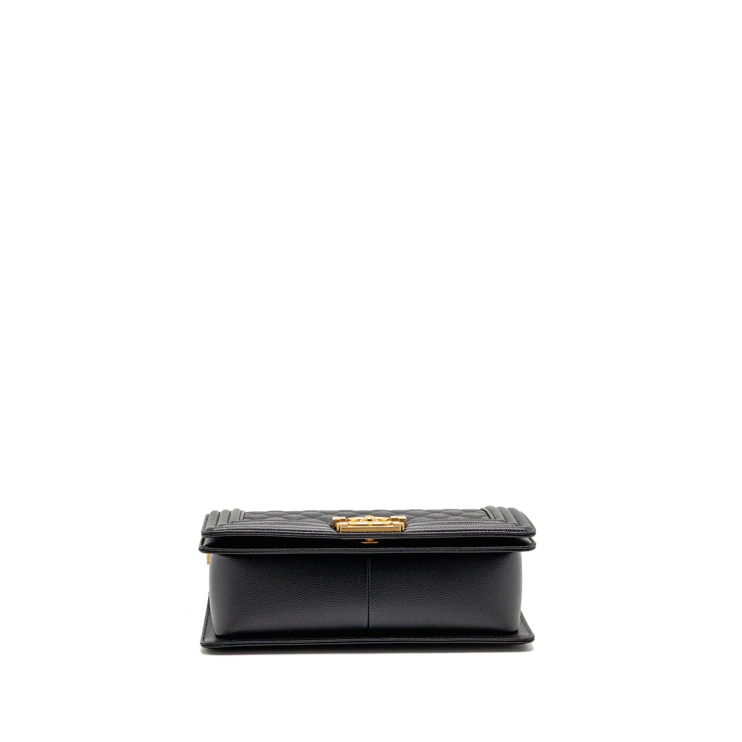CHANEL Medium Classic Boy Bag Caviar Black GHW