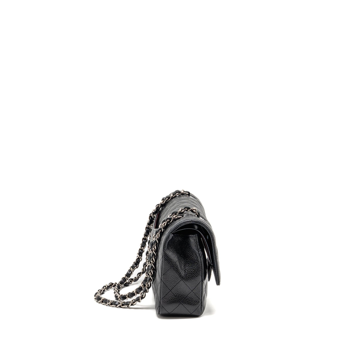 Chanel Medium Classic Double Flap Bag Caviar Black SHW