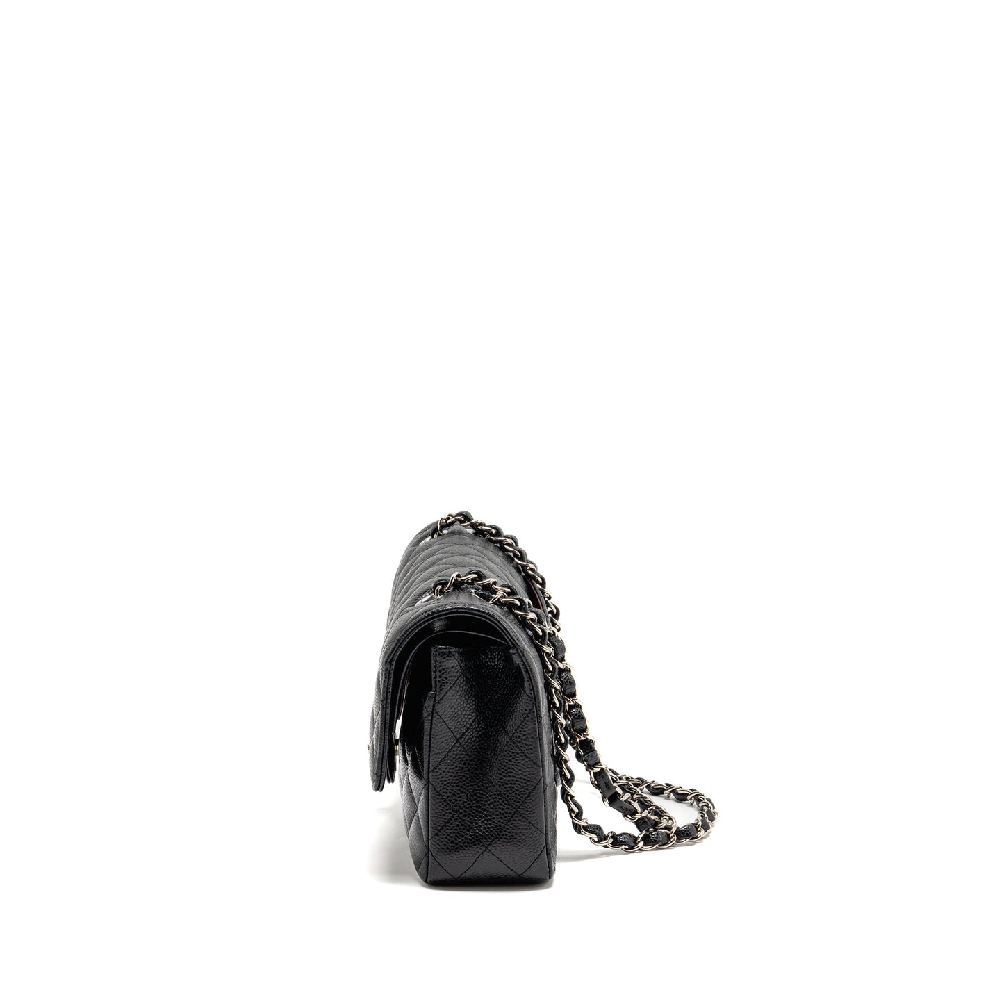 Chanel Medium Classic Double Flap Bag Caviar Black SHW