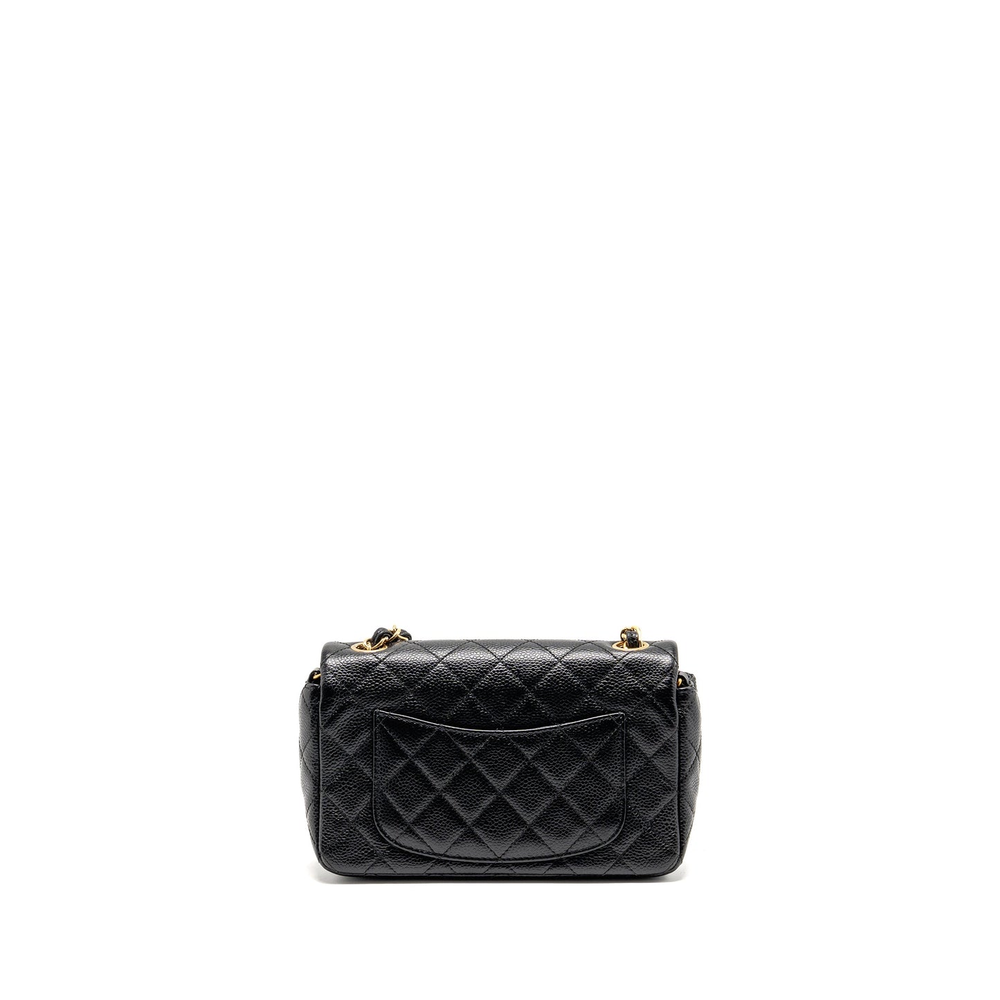 Chanel Mini Rectangular Flap Bag Caviar Black GHW