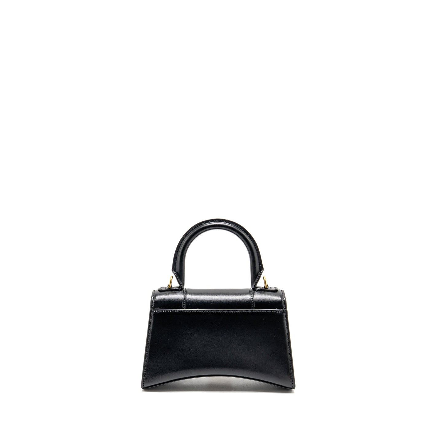 Balenciaga Hourglass Purse Calfskin Black
