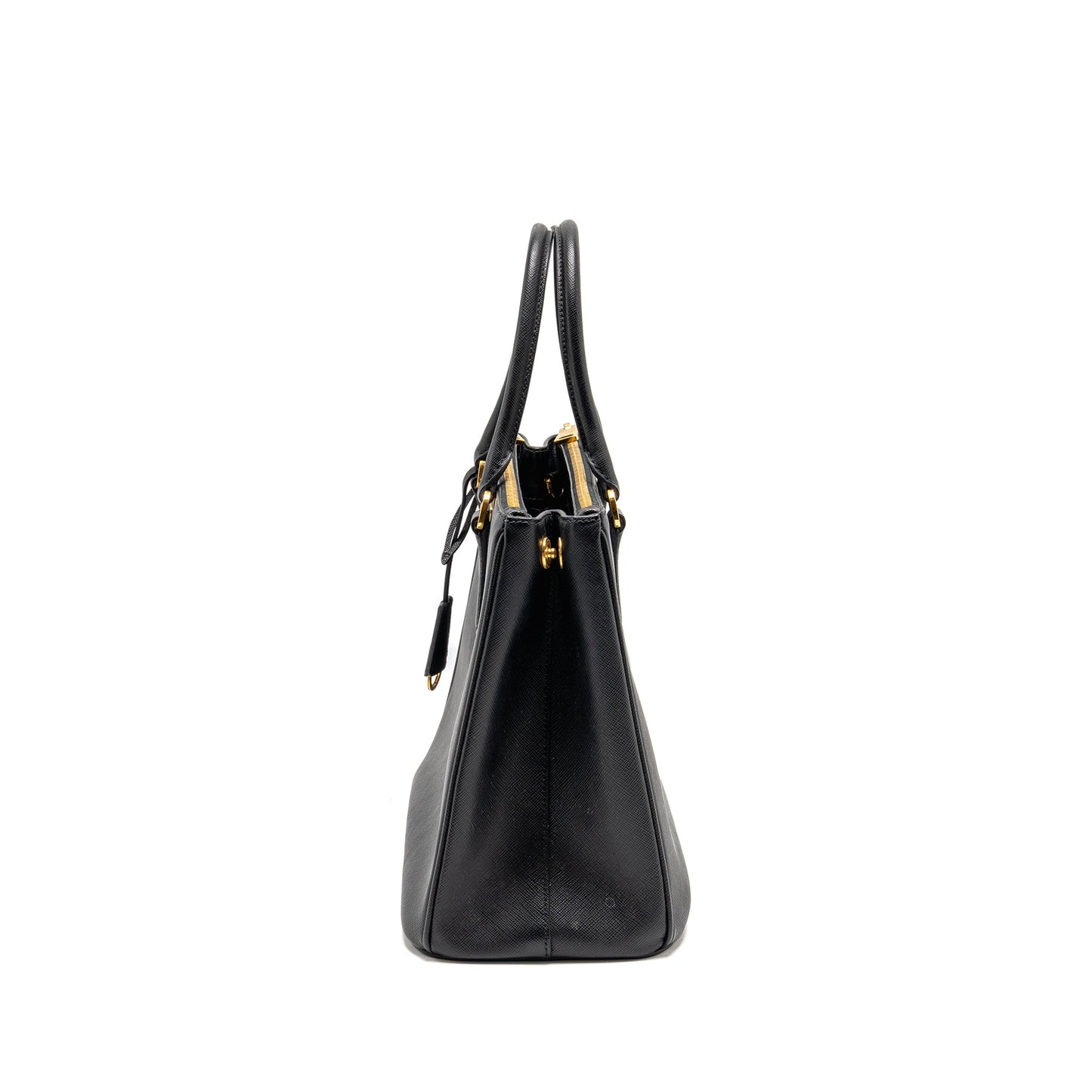 Prada Large Saffiano Tote Purse Galleria Saffiano Leather Black