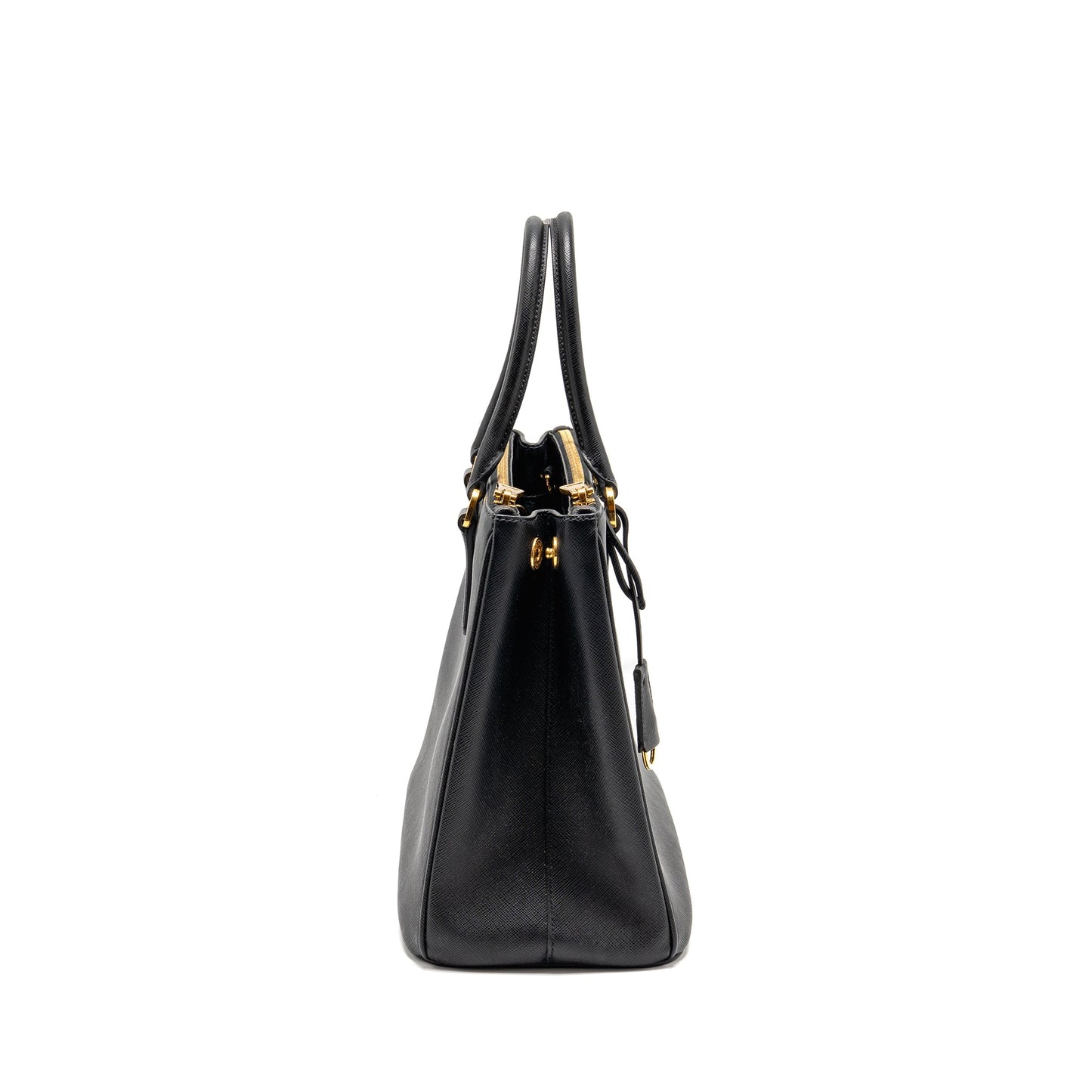 Prada Large Saffiano Tote Purse Galleria Saffiano Leather Black