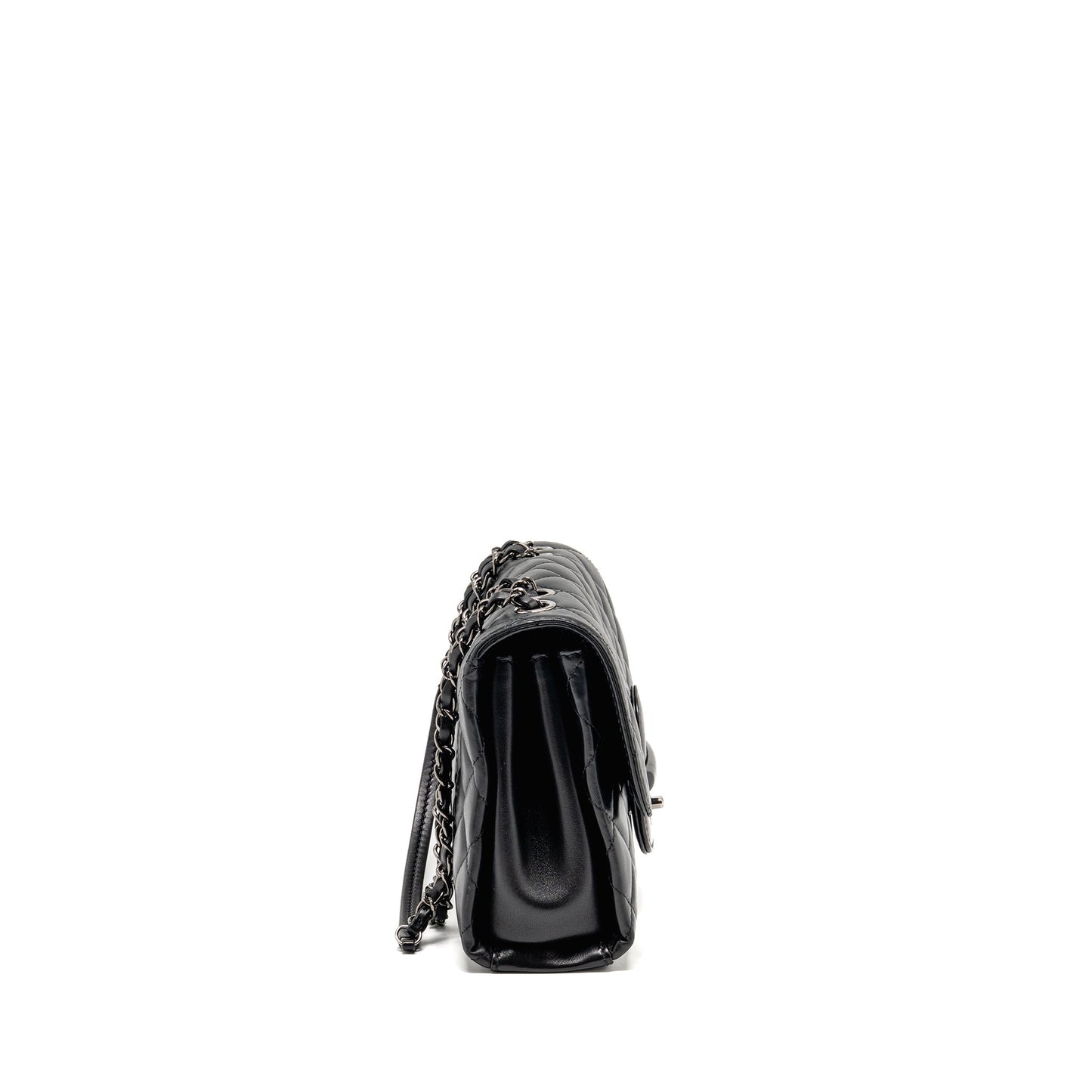 Chanel Coco Loop Single Flap Bag Lambskin Black SHW