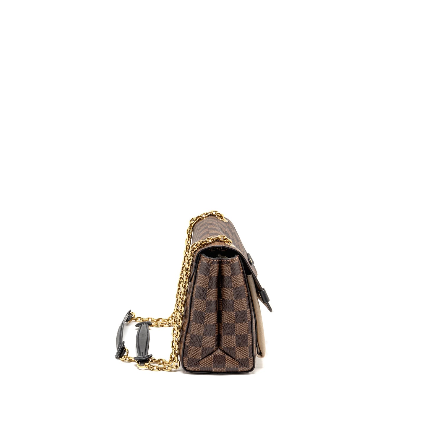 Louis Vuitton Vavin Damier Ebene Canvas Cream White