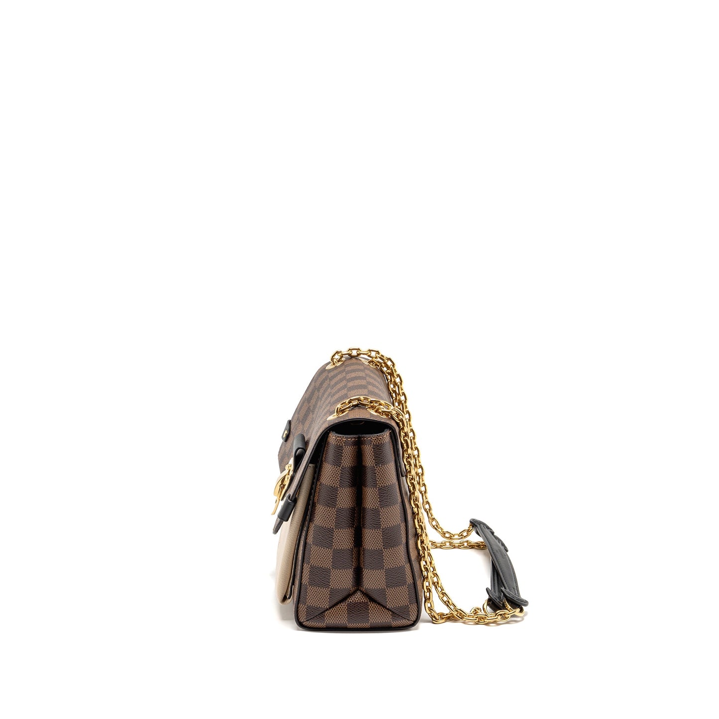 Louis Vuitton Vavin Damier Ebene Canvas Cream White