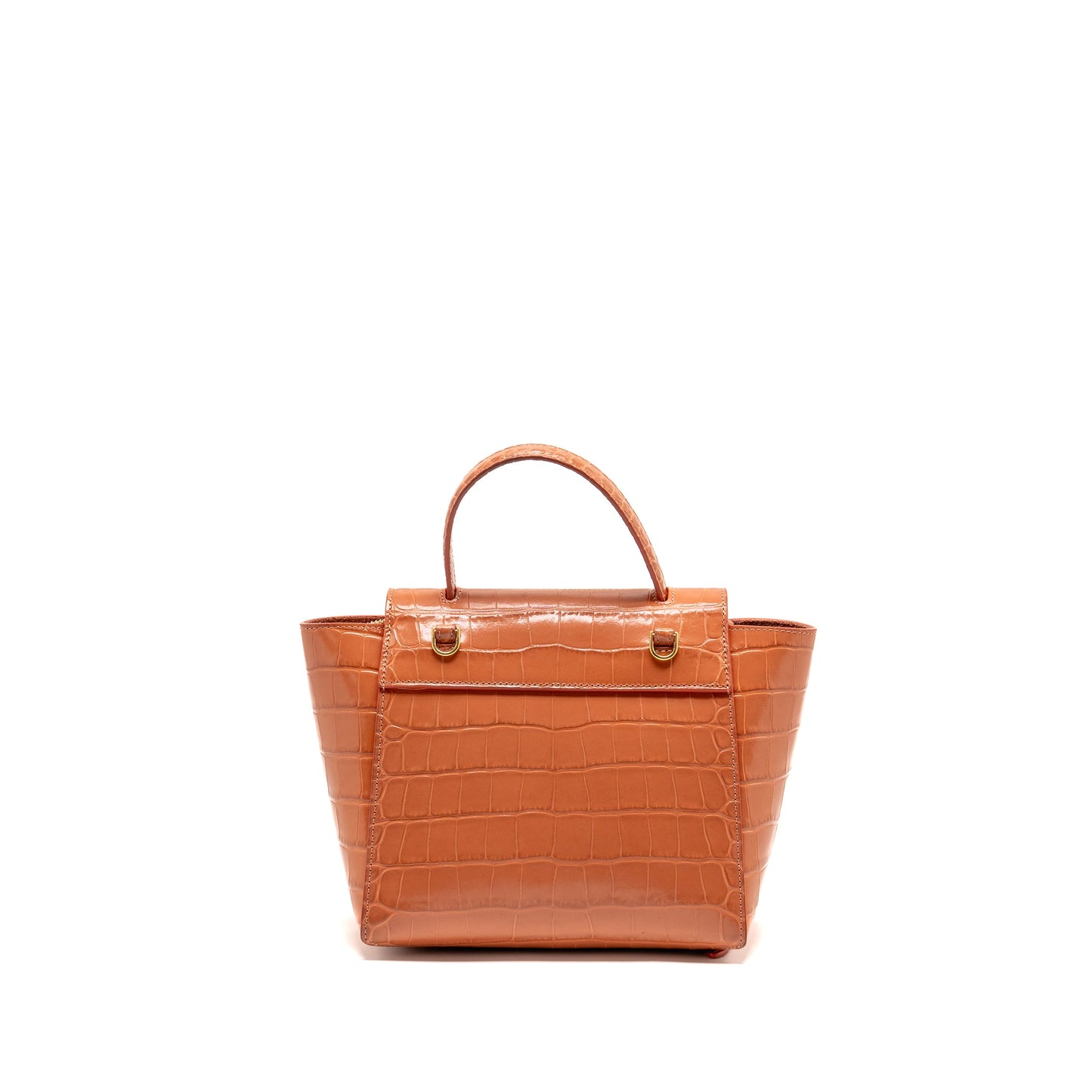 Celine Nano Belt Purse Crocodile-Embossed Calfskin Lychee Pink