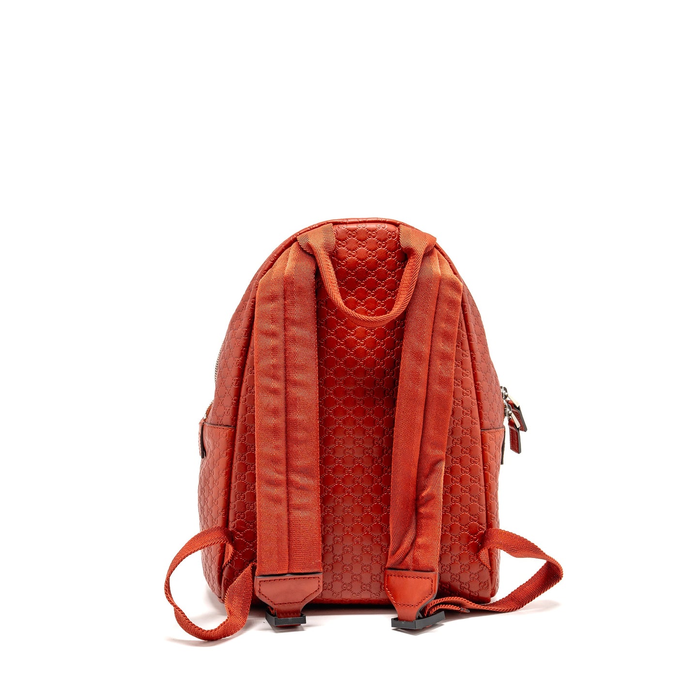 Gucci Kids Guccissima Backpack Leather Red