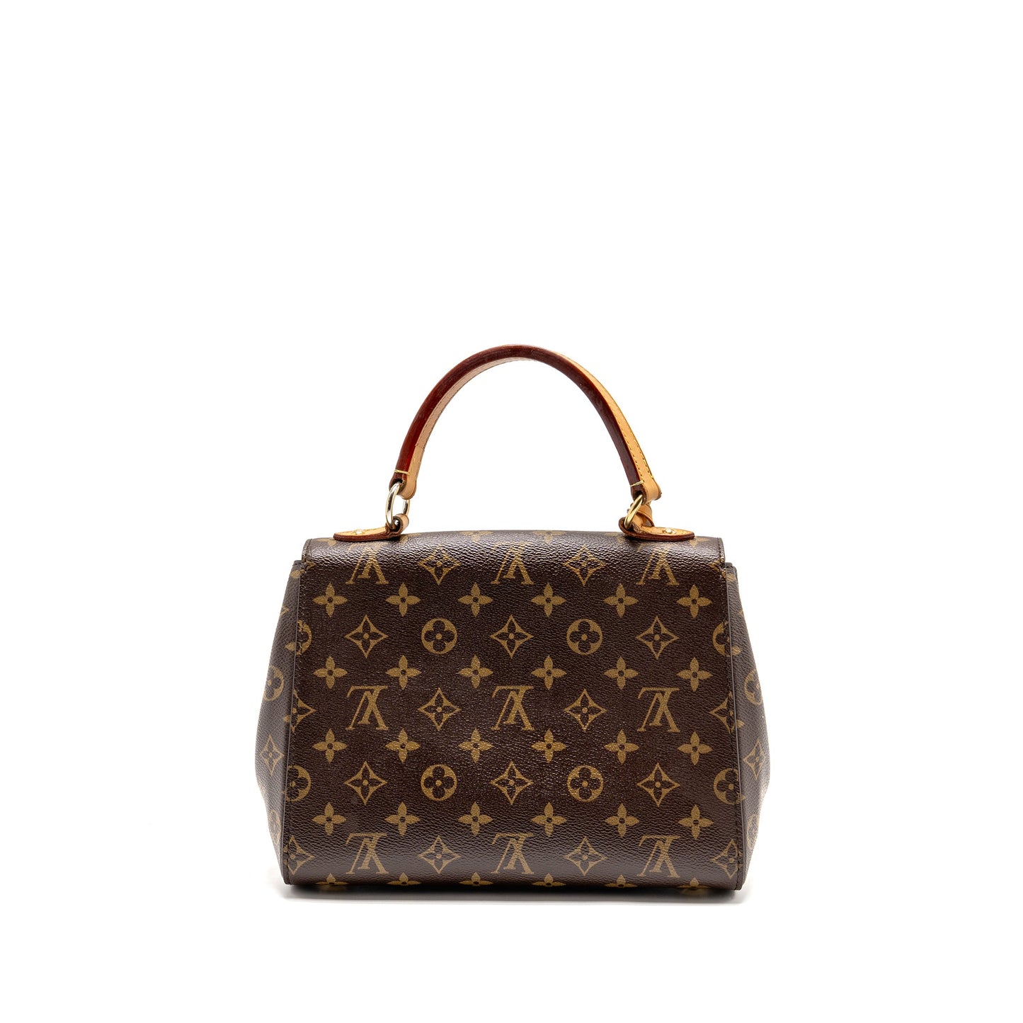 LOUIS VUITTON Cluny Monogram Canvas with Pink Strap