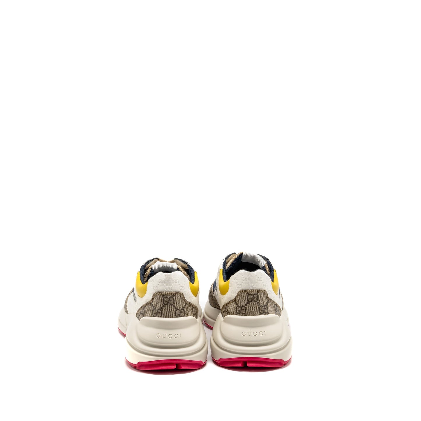 Gucci size 10.5 Rhyton Sneaker Supreme Canvas Multicoloured