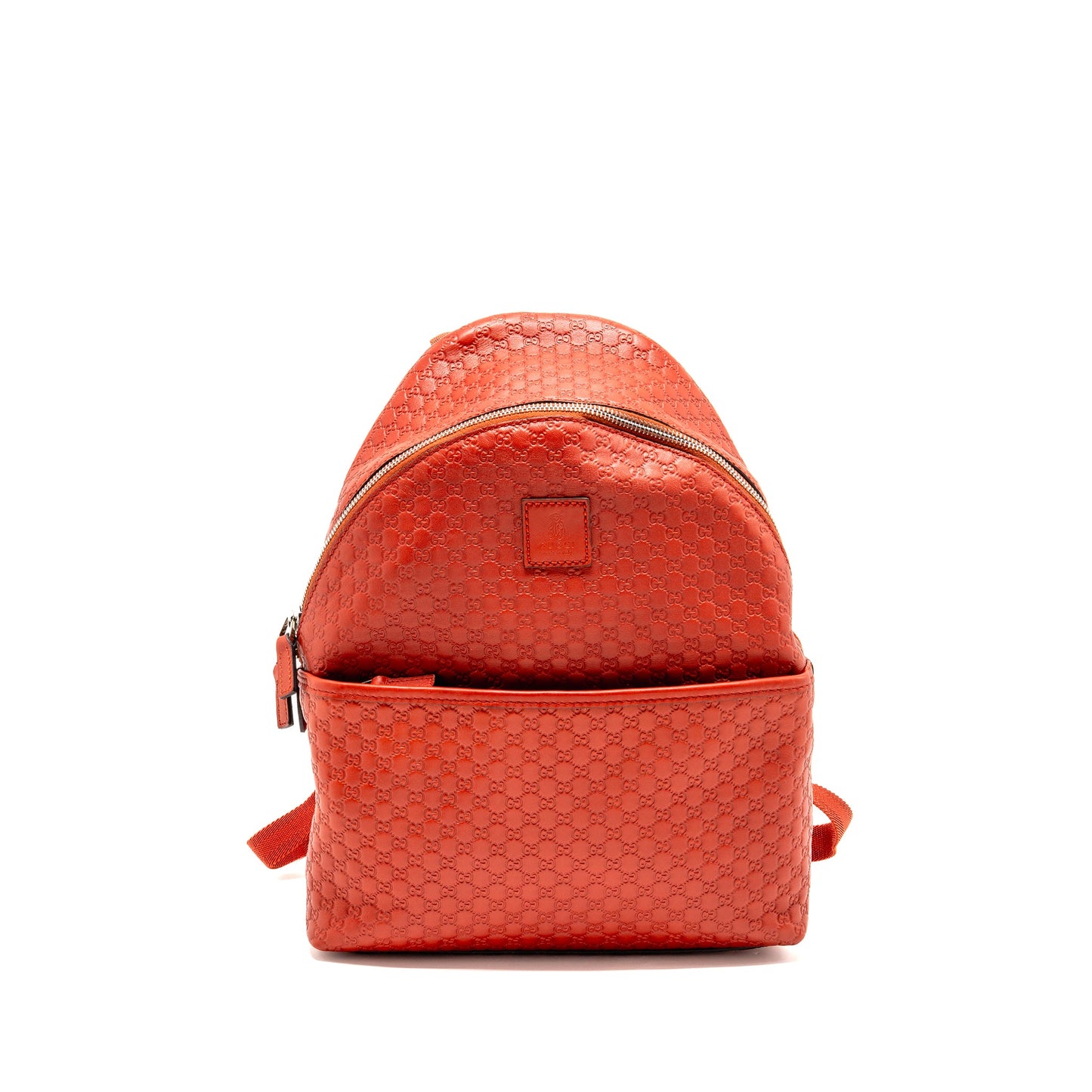 Gucci Kids Guccissima Backpack Leather Red