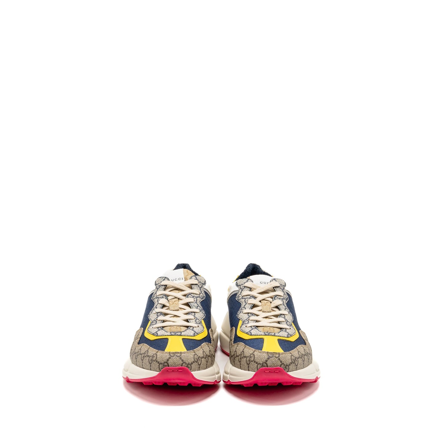Gucci size 10.5 Rhyton Sneaker Supreme Canvas Multicoloured