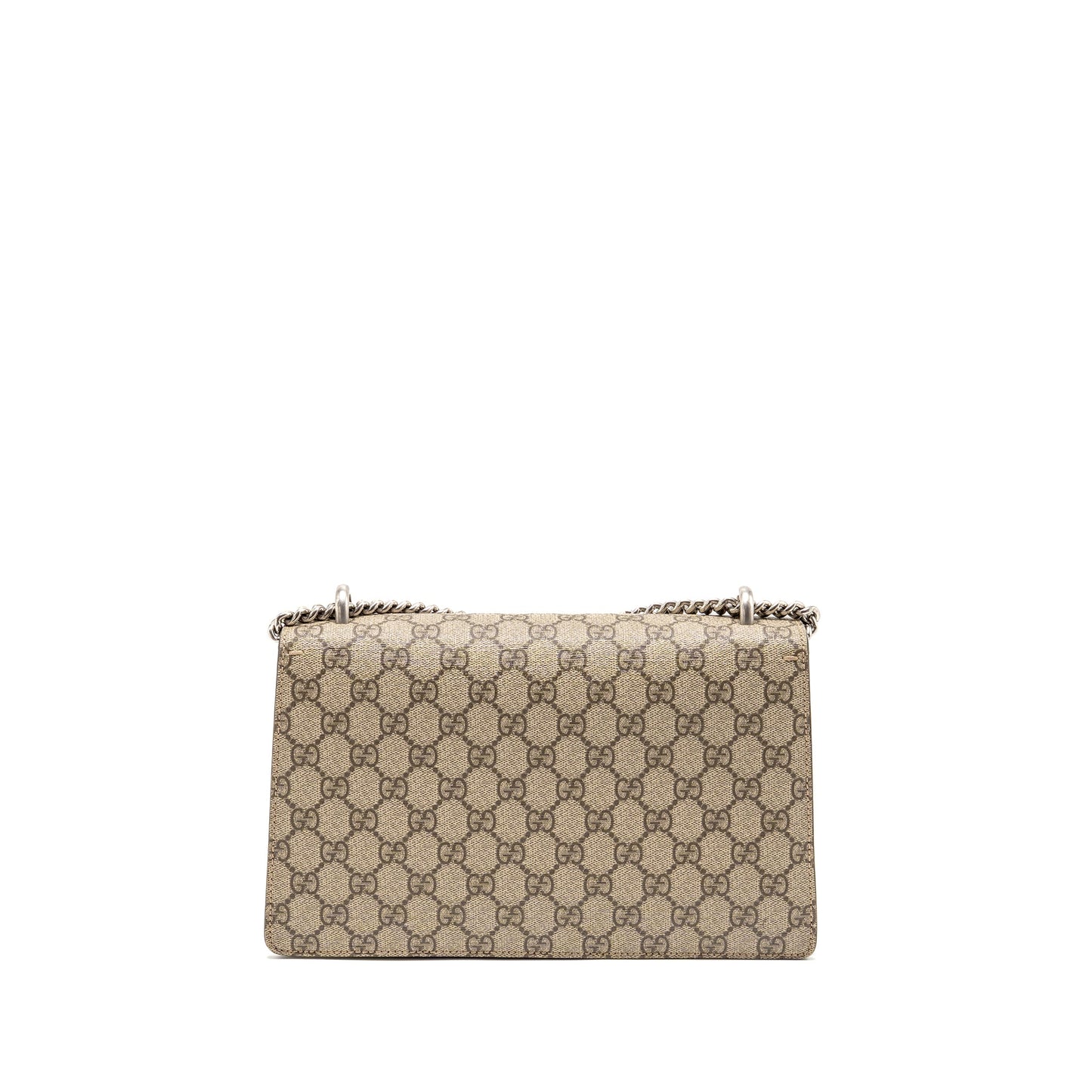 GUCCI Small Dionysus Mini Purse Supreme Canvas/ Suede Brown