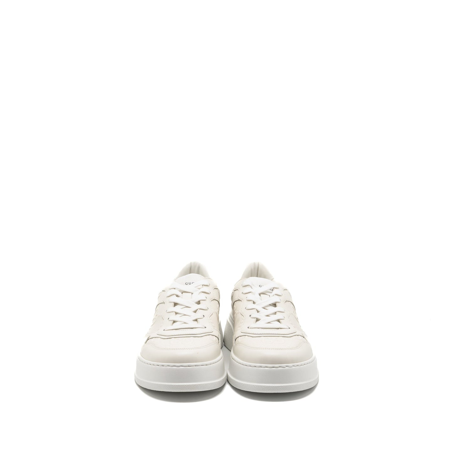 Gucci size 10.5 trainer supreme canvas white