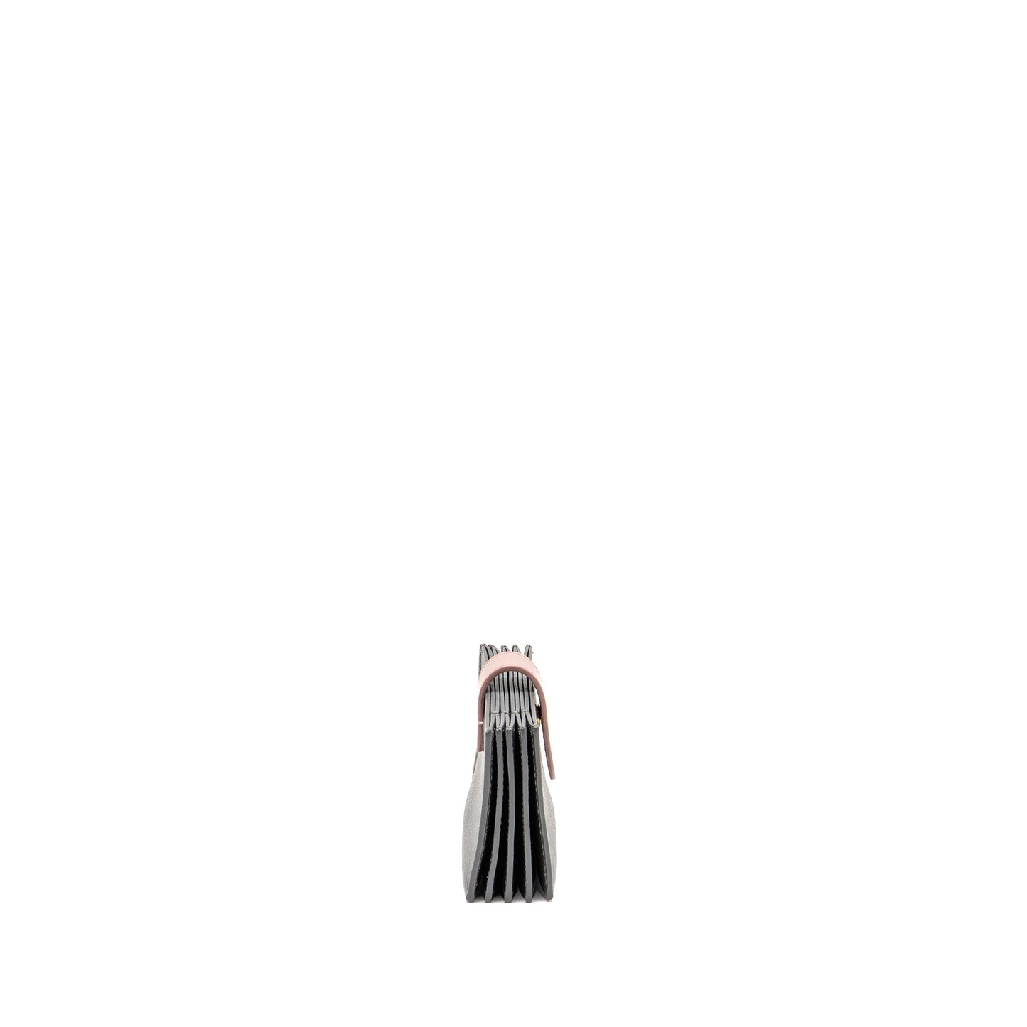 Celine Accordeon Card Holder Calfskin Pink/Grey